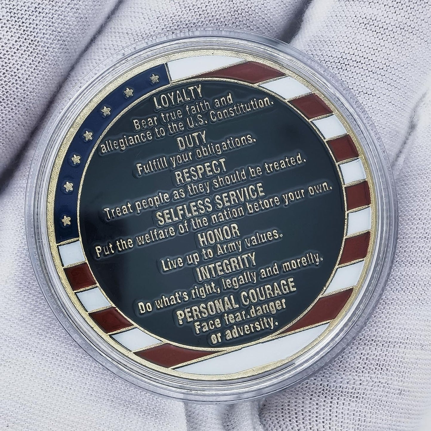 Glamtune US Army Core Values Challenge Coin – Premium Military Gift