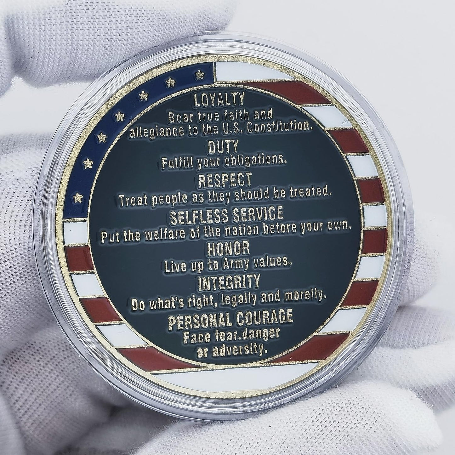 Glamtune US Army Core Values Challenge Coin – Premium Military Gift