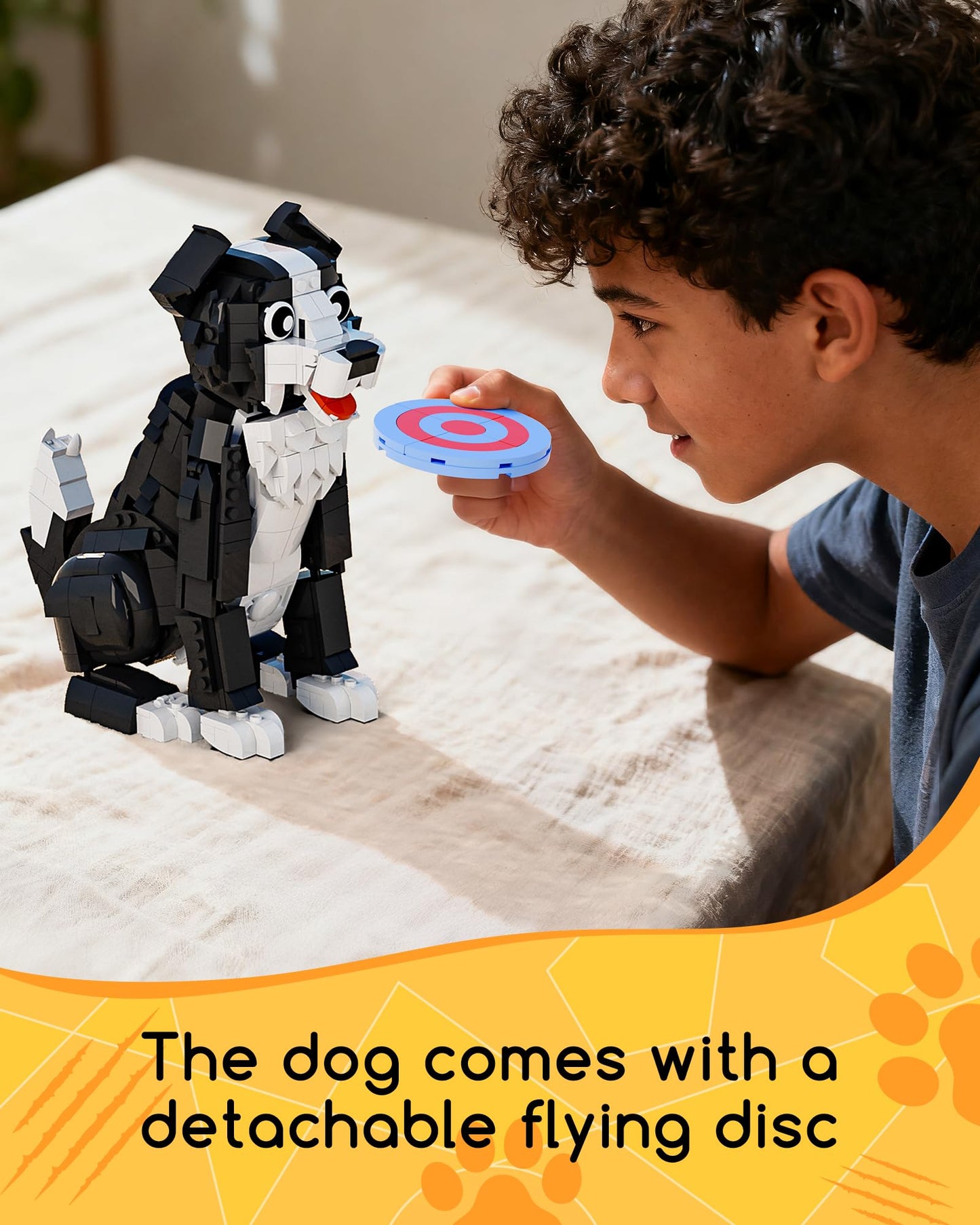 Glikid 3 in 1 Animal Tuxedo Cat Building Set – Build Cat, Dog or Rabbit