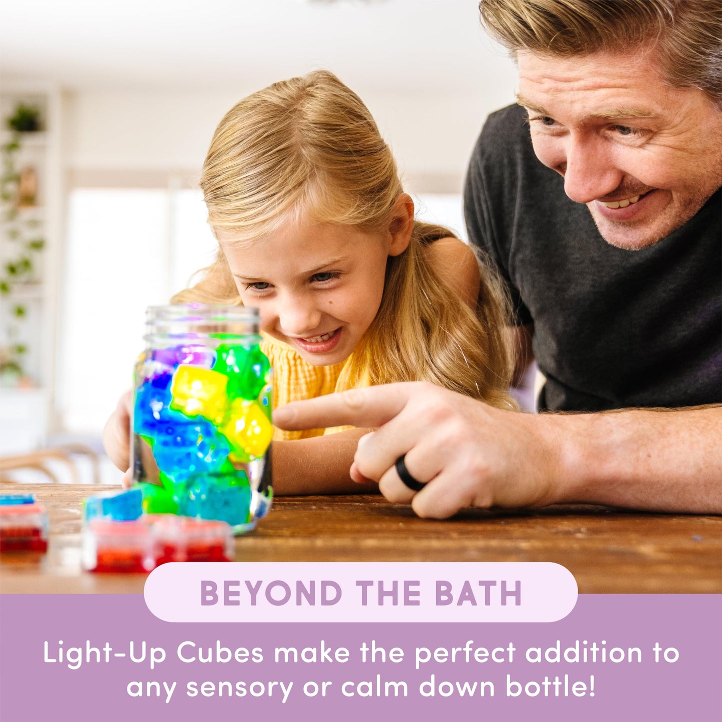 Glo Pals Water-Activated Light-Up Cubes Bundle – 12 Pack for Sensory Play | Primary Pals
