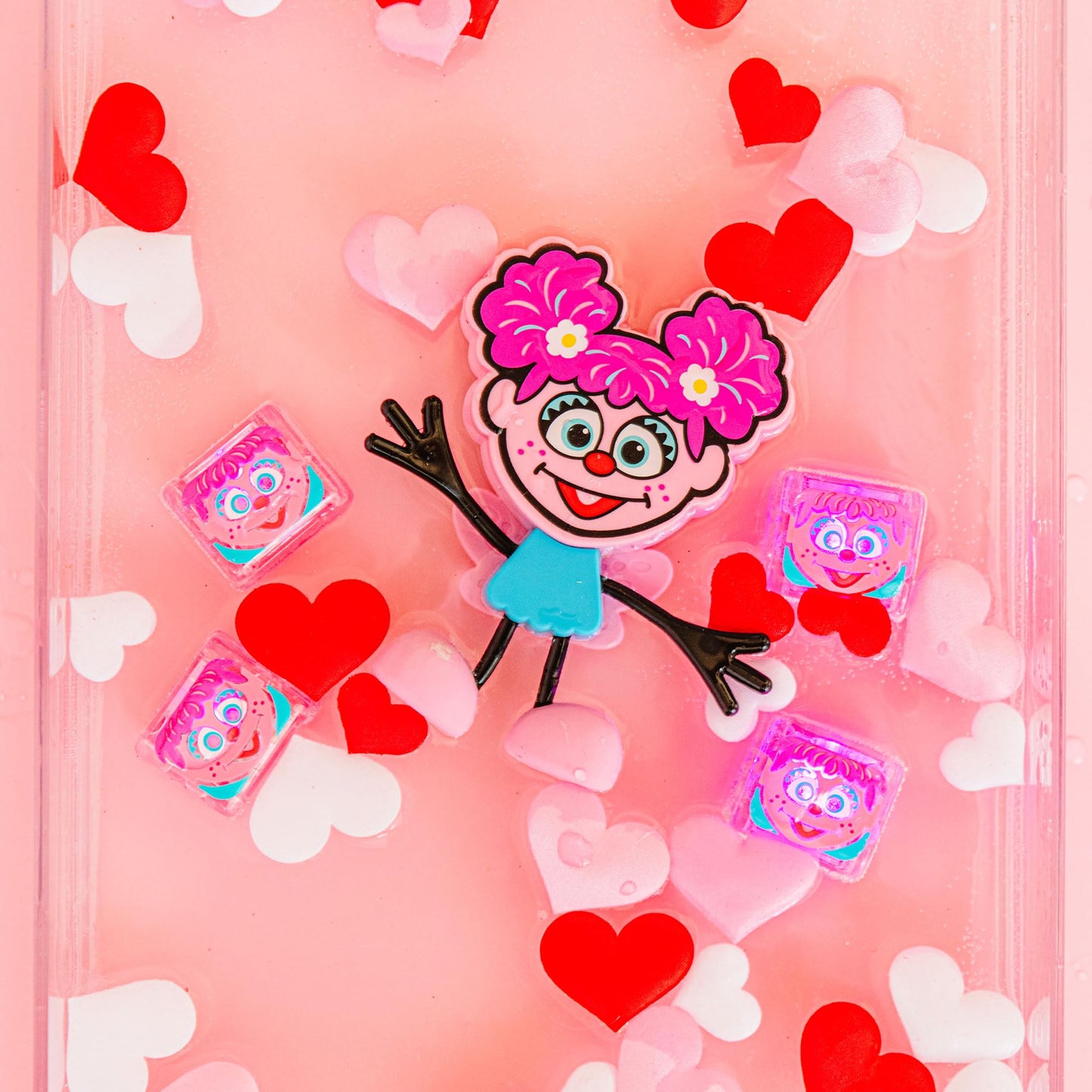 Glo Pals x Sesame Street Abby Cadabby Light-Up Cubes for Sensory Play – Valentine Gift