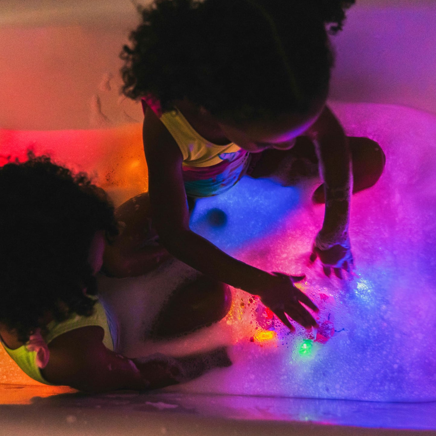 Glo Pals Water-Activated Light-Up Cubes Bundle – 12 Pack (Holly Jolly) for Sensory Play