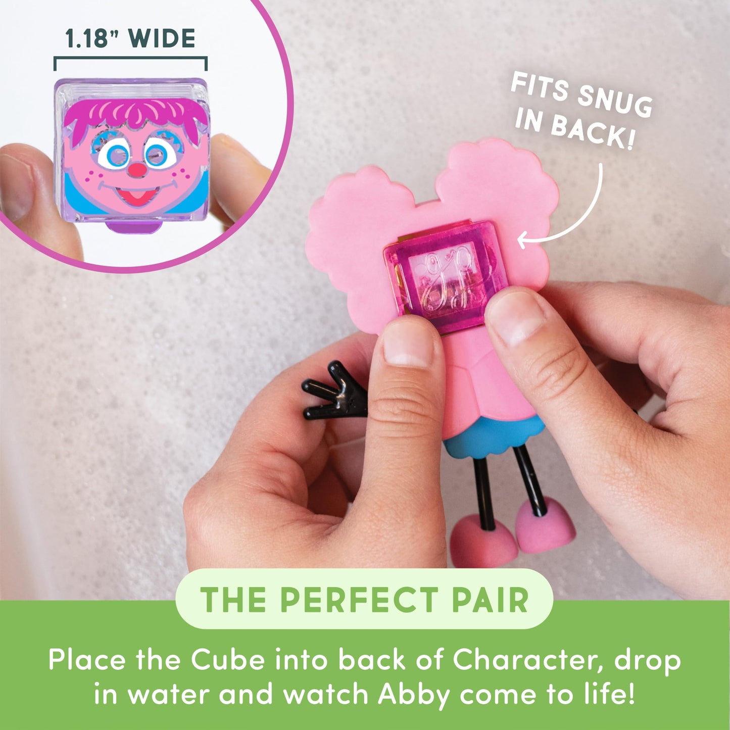 Glo Pals x Sesame Street Abby Cadabby Light-Up Cubes – Sensory Play Gift