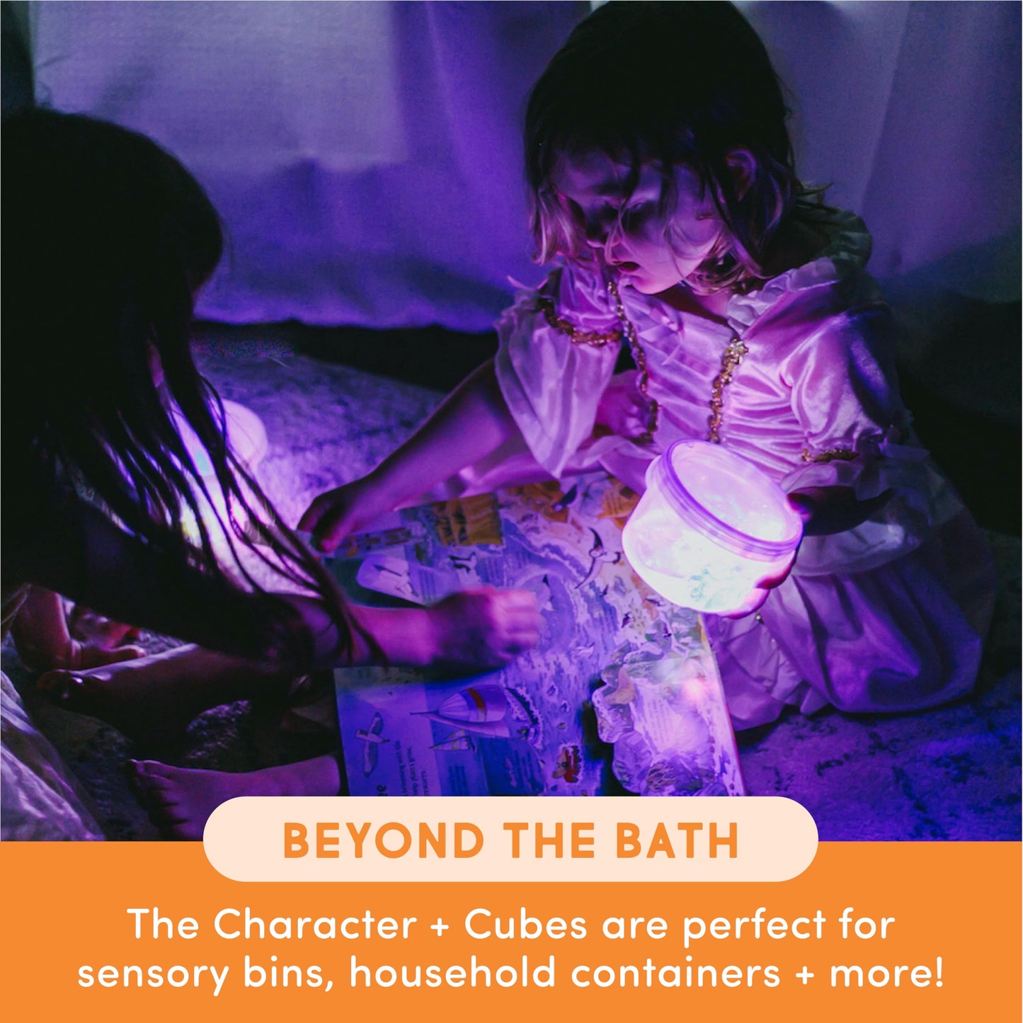 Glo Pals x Sesame Street Abby Cadabby Light-Up Cubes – Sensory Play Gift