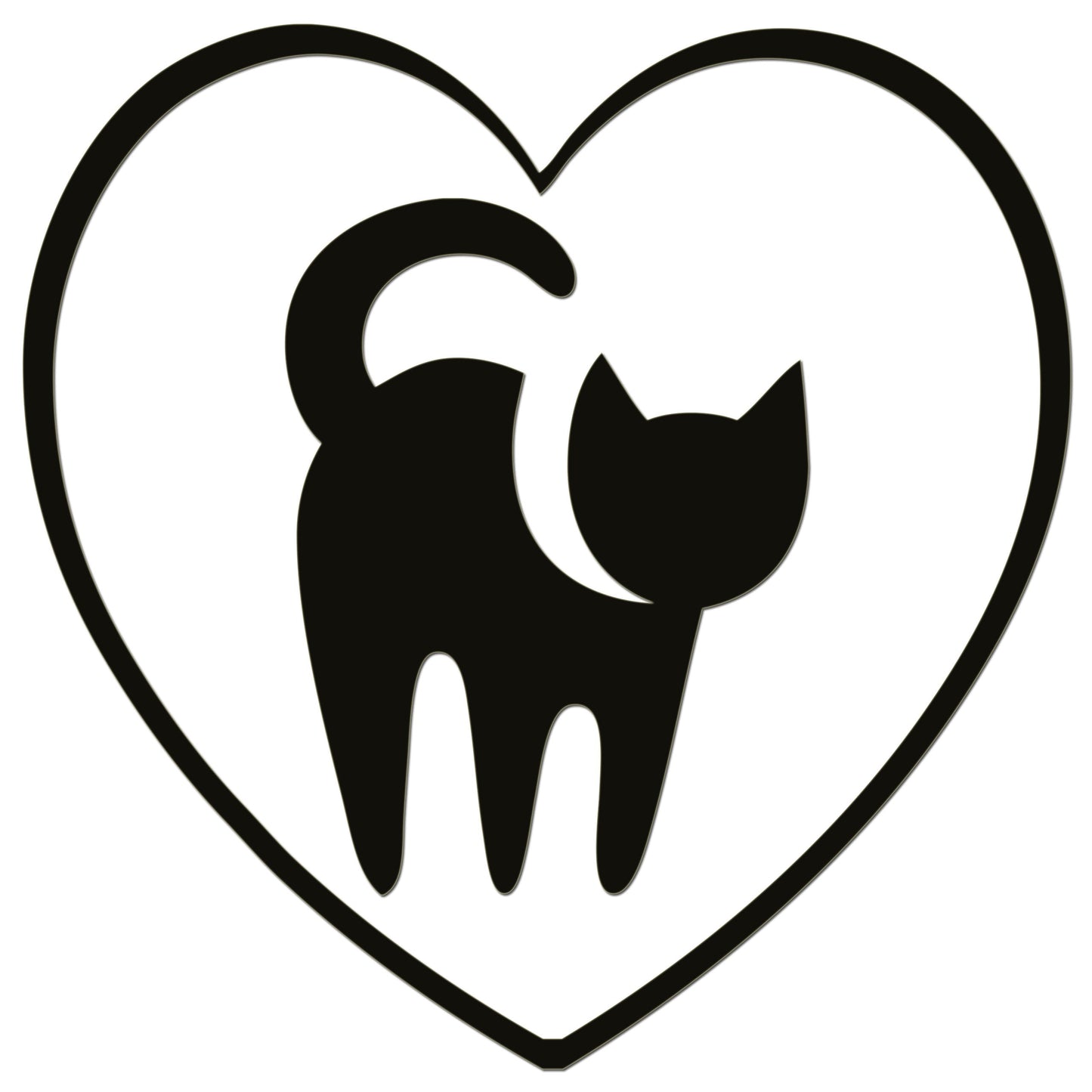 I Love My Cat Sticker