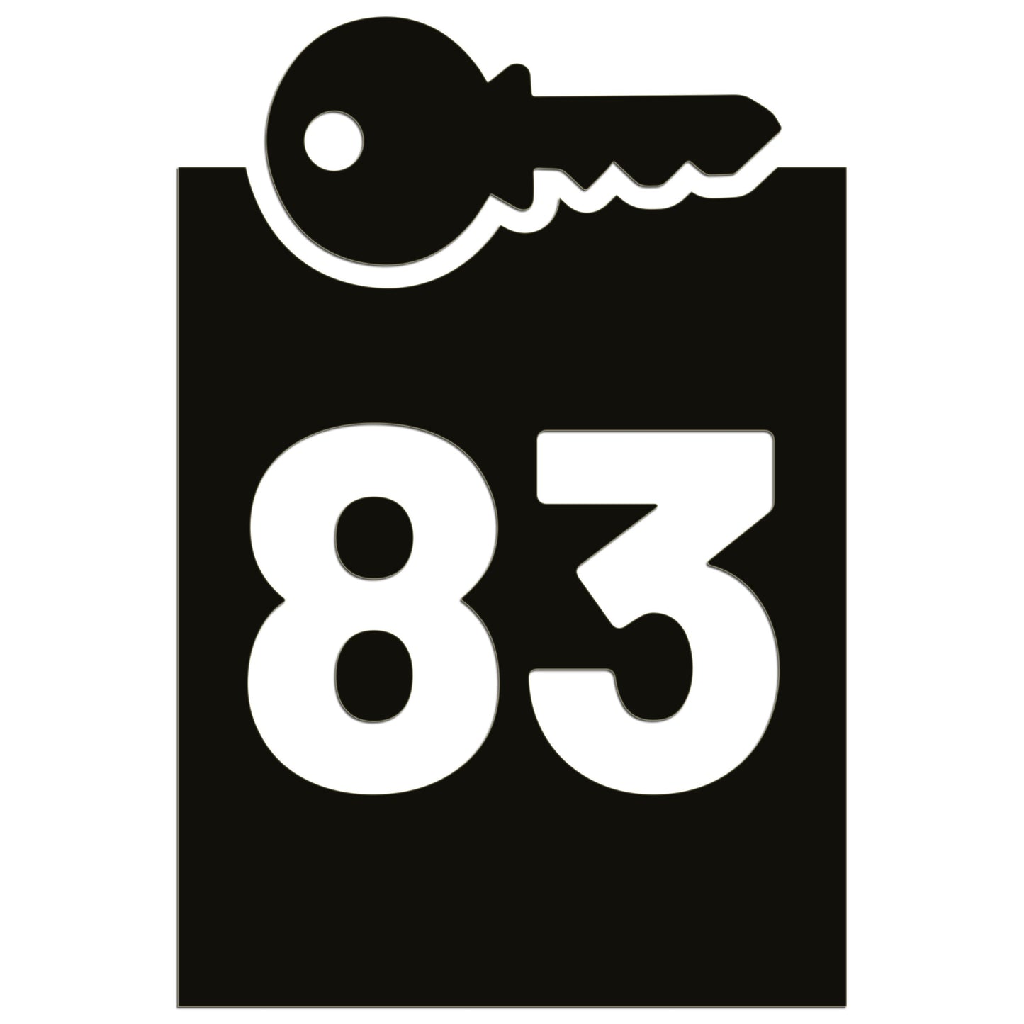 Wheelie Bin Key Sticker