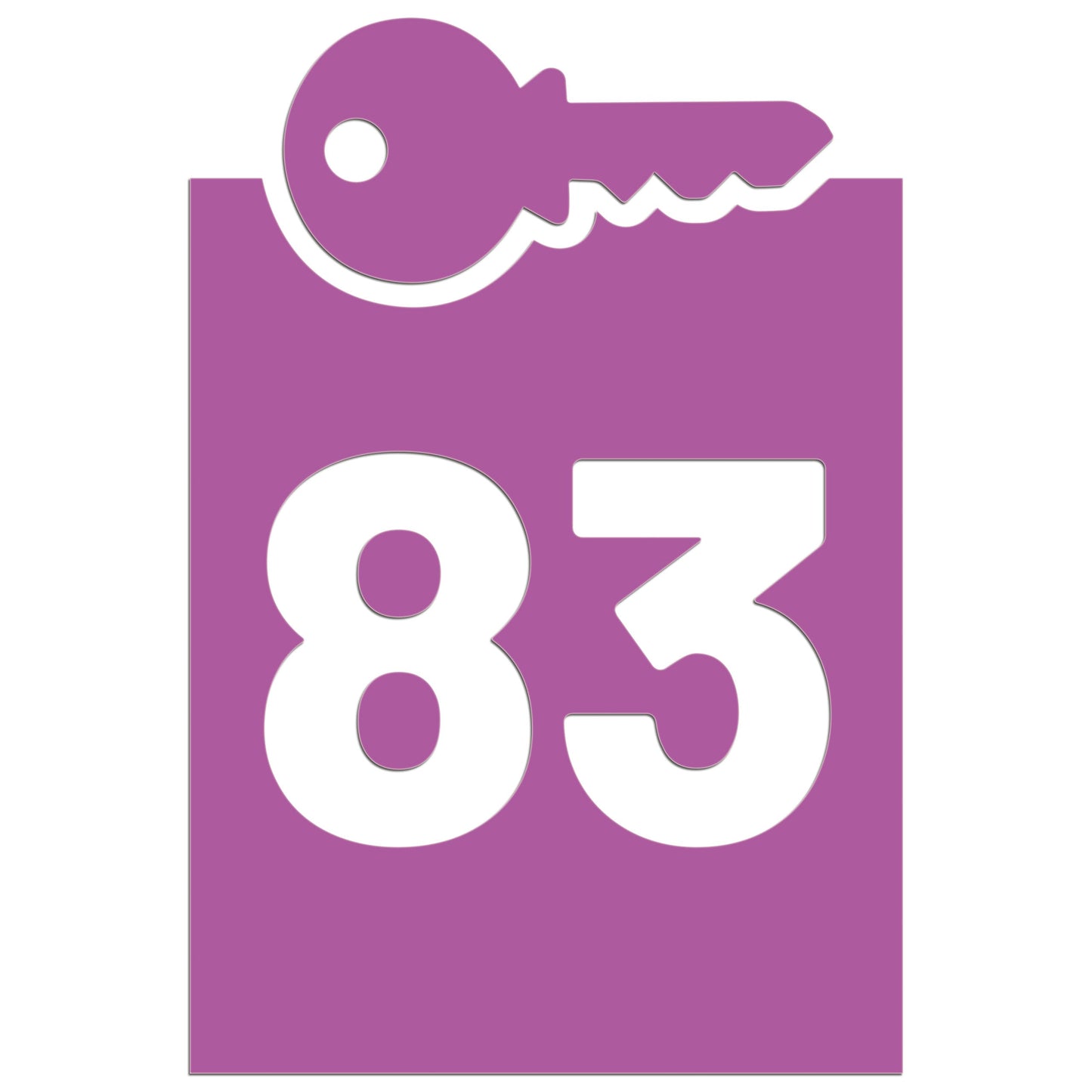 Wheelie Bin Key Sticker