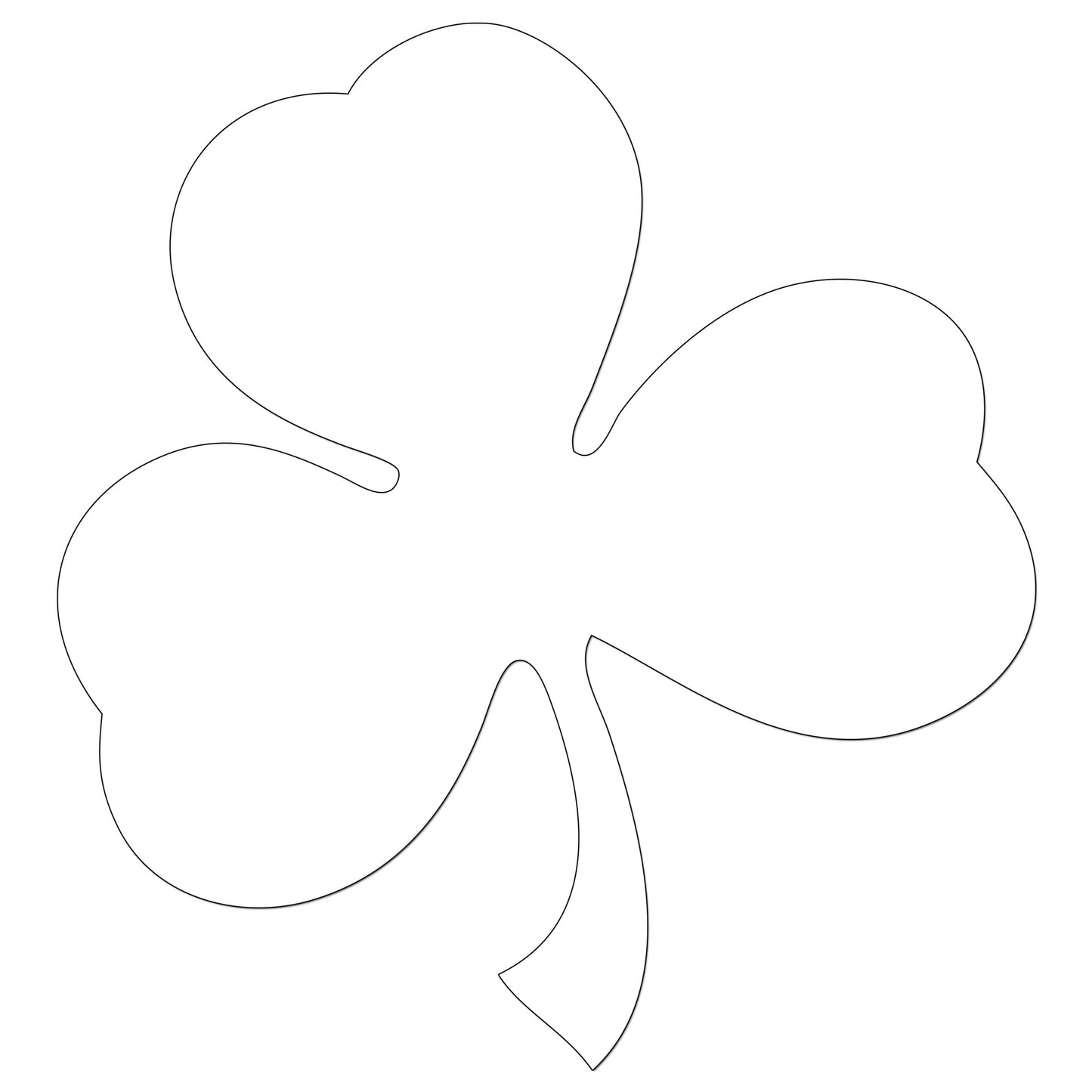 Irish Shamrock Iron On HTV Transfer