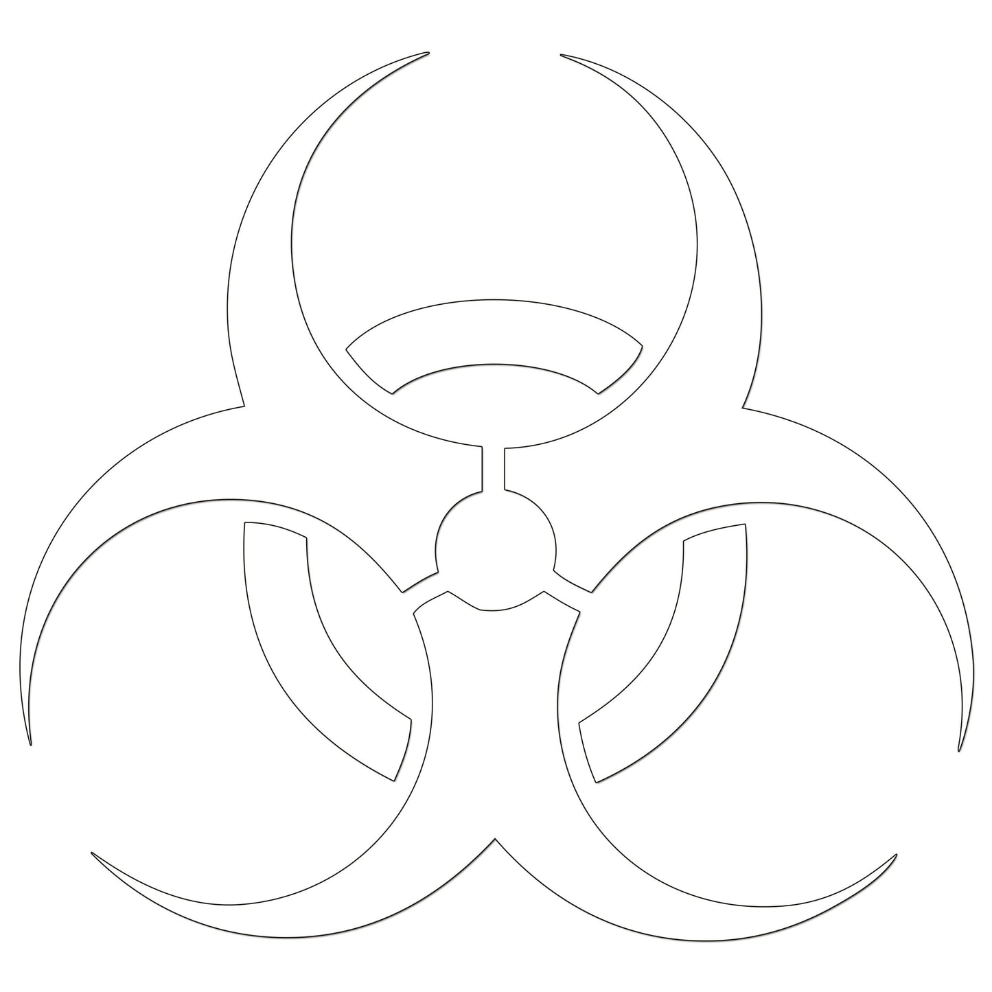Biohazard Sticker