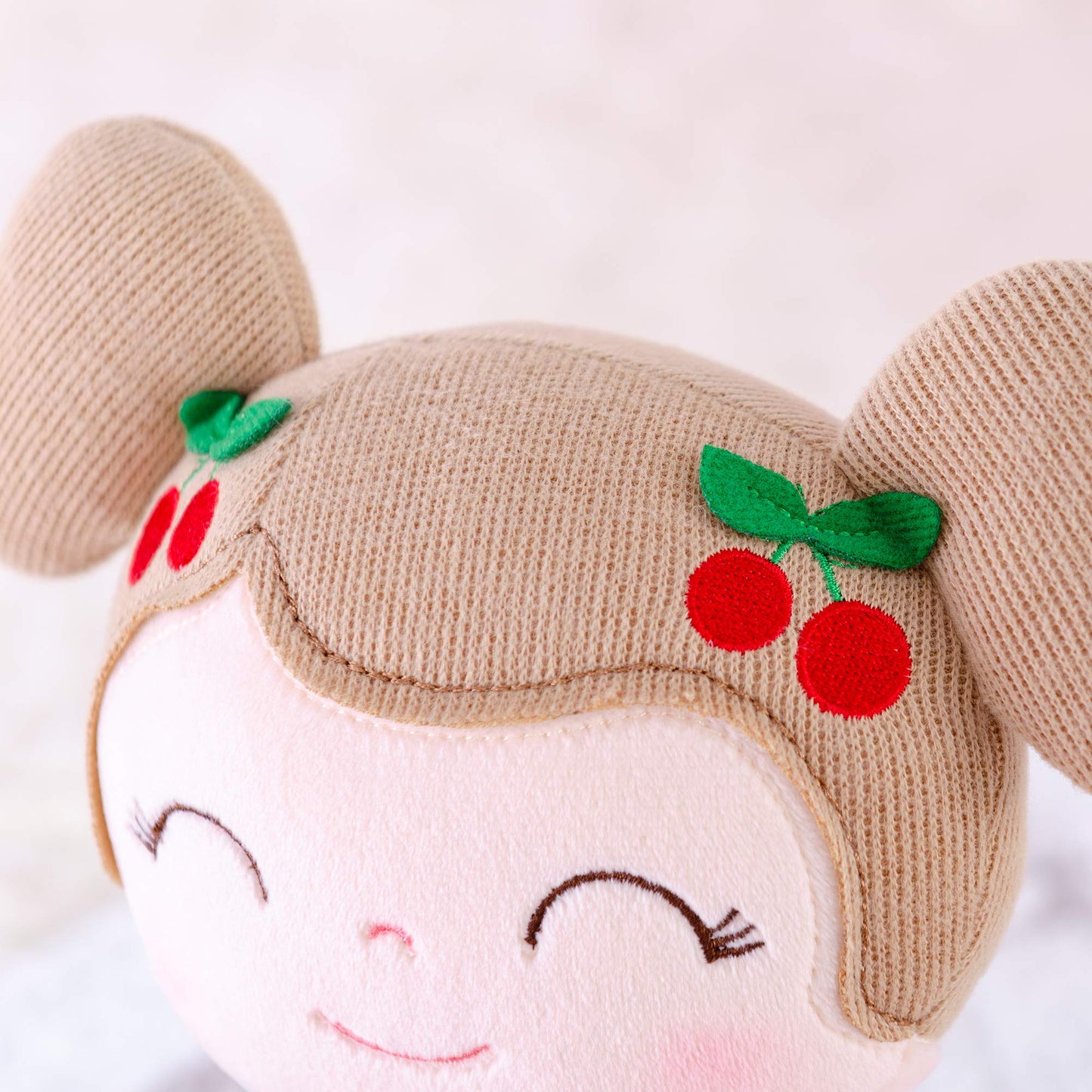 Gloveleya Cherry Girl 15-Inch Plush Doll with Gift Box | Soft Baby Gift