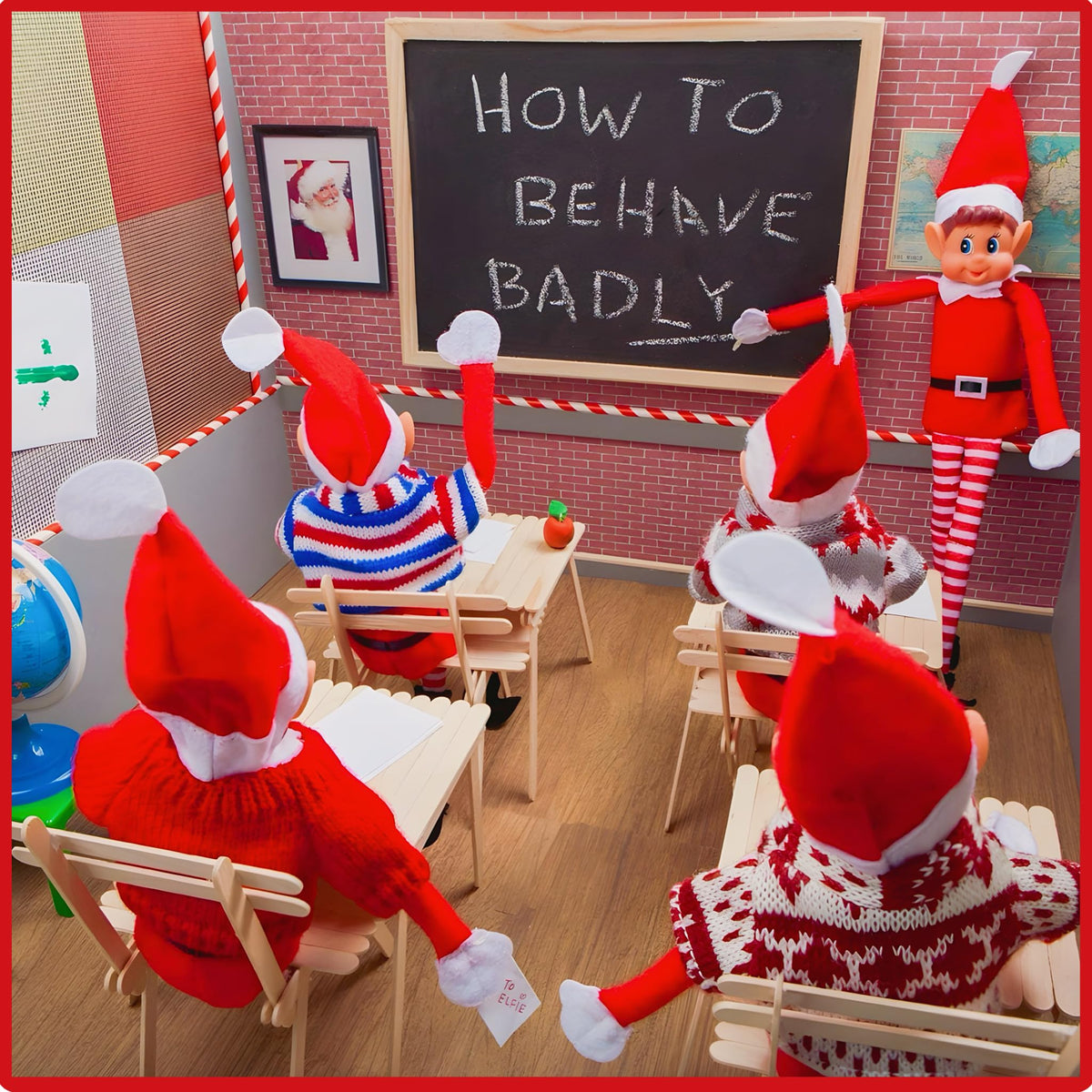 GLOW Wholesale Elfie & Elvie Set – Naughty Xmas Elves, Soft Body & Vinyl Face
