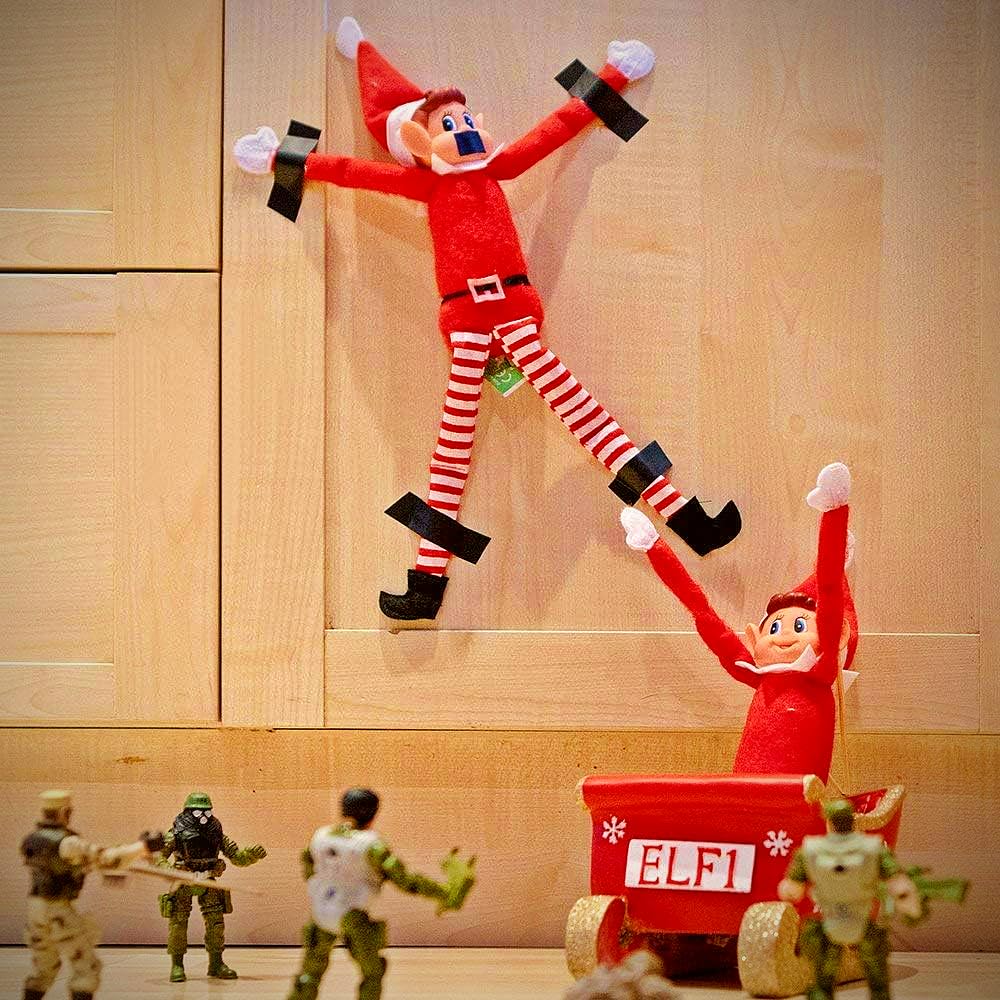GLOW Wholesale Elfie & Elvie Set – Naughty Xmas Elves, Soft Body & Vinyl Face