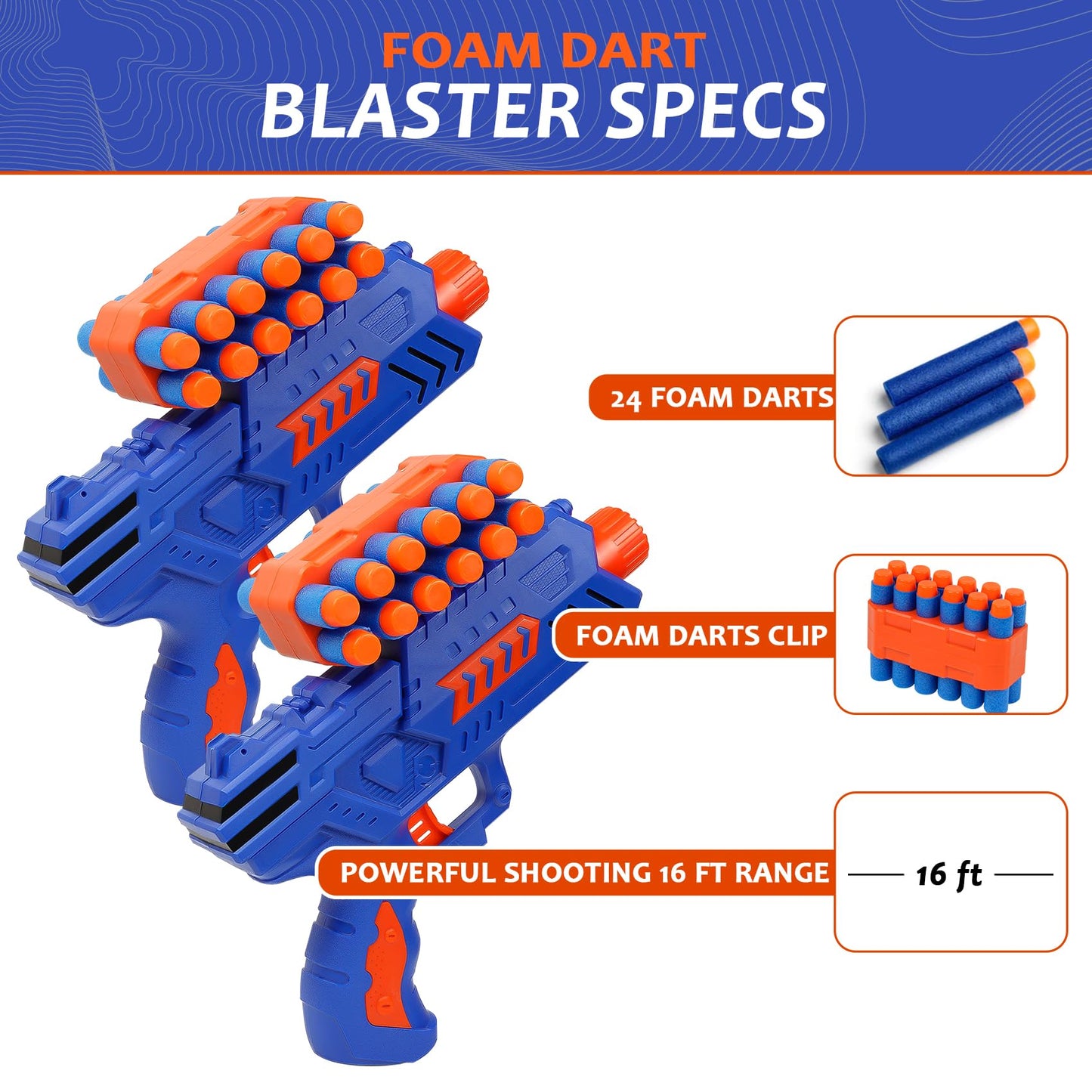 GMAOPHY Digital Shooting Targets with 2 Foam Dart Toy Blaster – 4-Target Auto-Reset Scoring Game for Kids