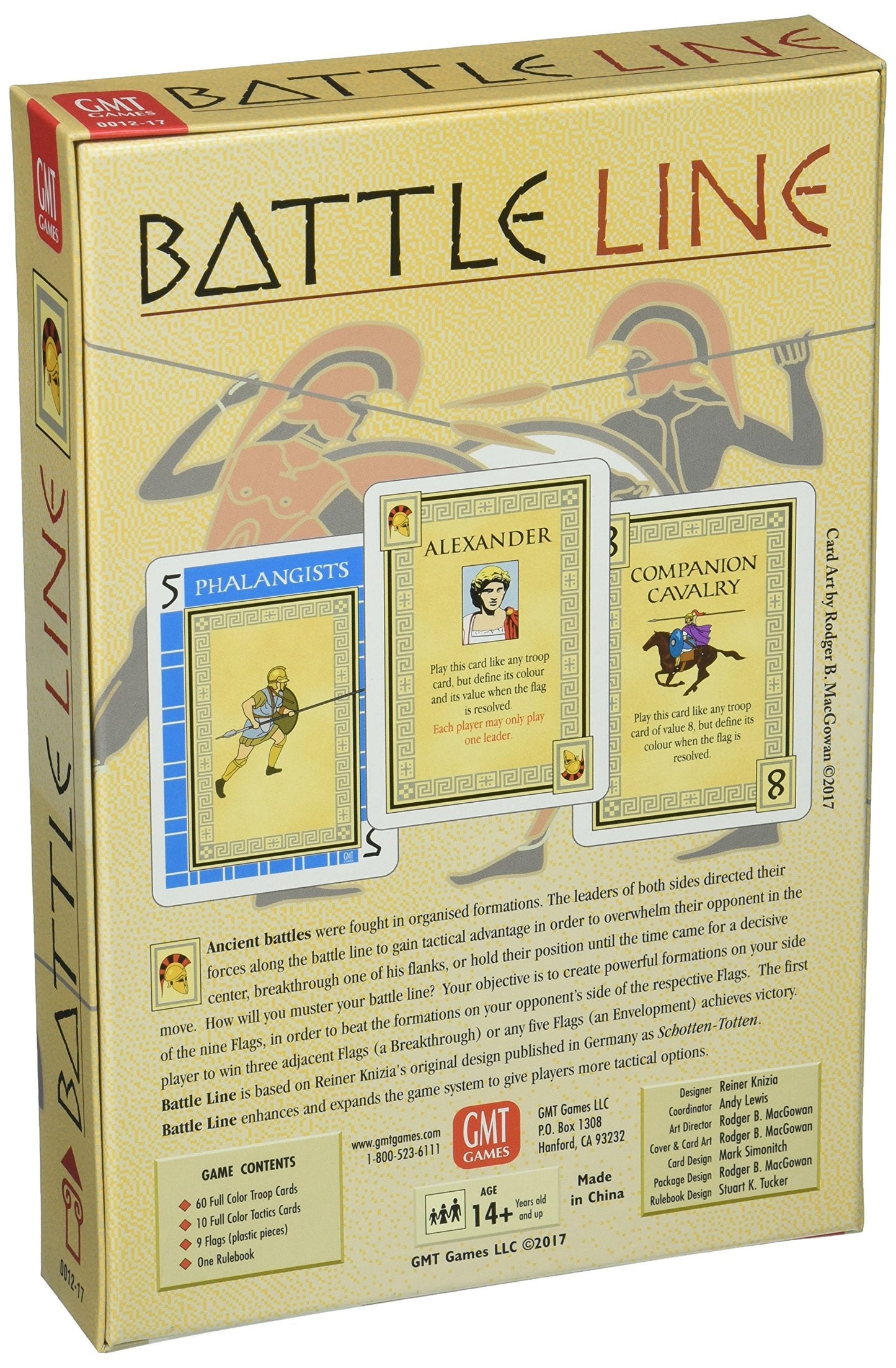 GMT Games Battle Line – Two-Player Card Game of Flags and Tactics