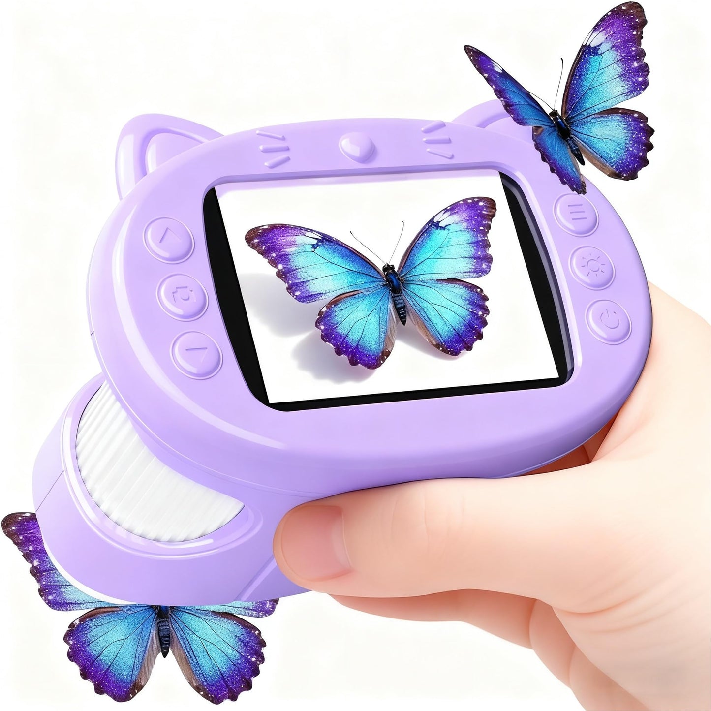 GMYGBY 1000X Handheld Digital Microscope for Kids — 4K IPS Pocket STEM Toy