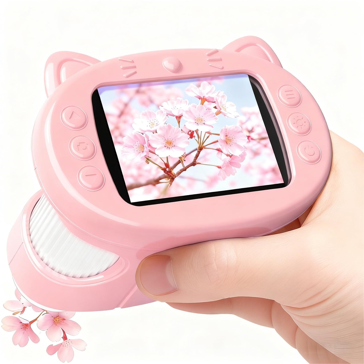 GMYGBY Handheld Digital Mini Microscope for Kids – 1000X, 2.4-inch IPS Screen, Portable STEM Toy