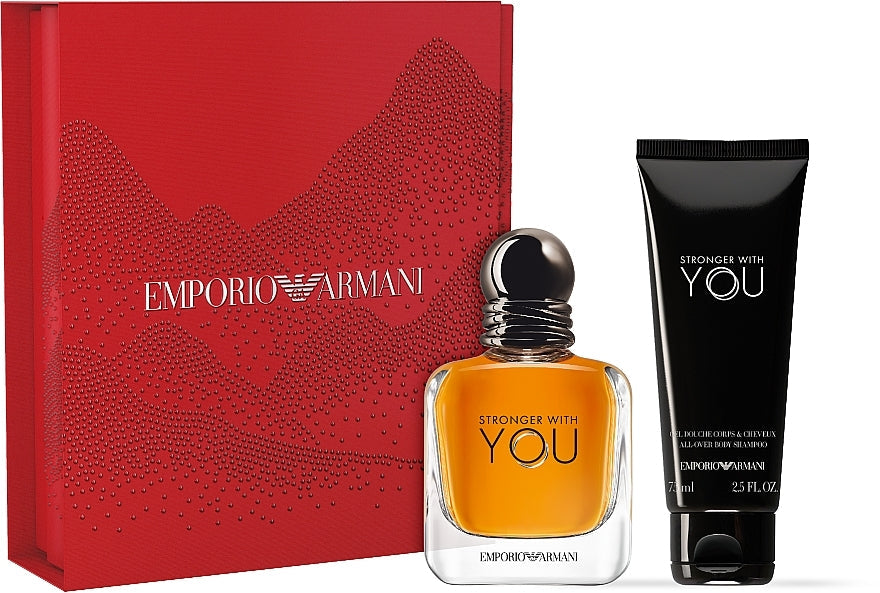 Giorgio Armani Emporio Armani Stronger With You Gift Set 50ml EDT + 75ml Shower Gel