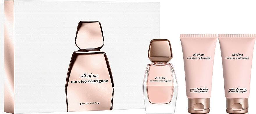 Narciso Rodriguez All Of Me Gift Set 50ml EDP + 50ml Body Lotion + 50ml Shower Gel Women's Fragrance
