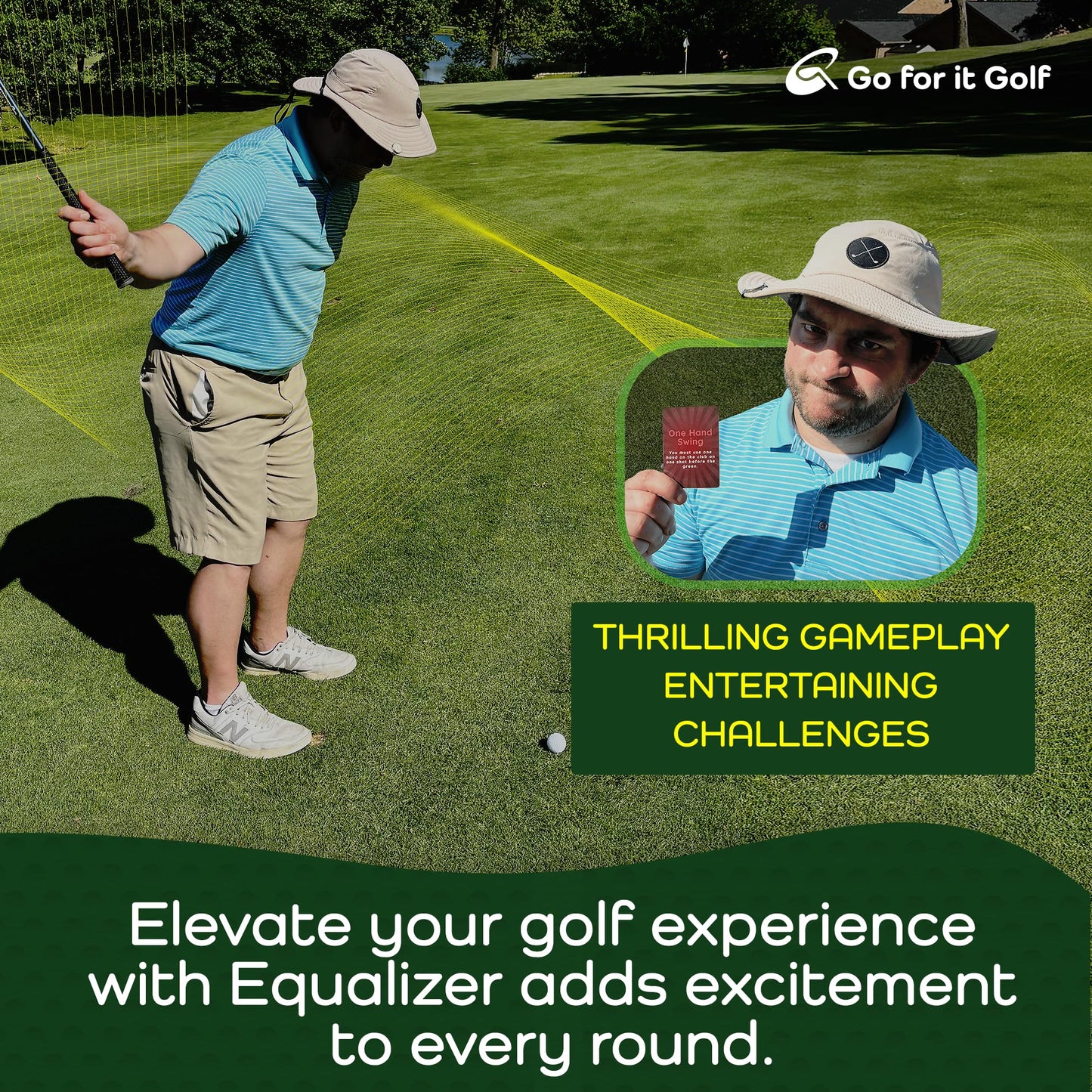 Go For It Golf Equalizer – On-Course Card Game for All Skill Levels