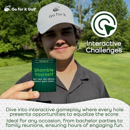 Equalizer On-Course Golf Card Game | Level the Field for All Skill Levels | Go For It Golf