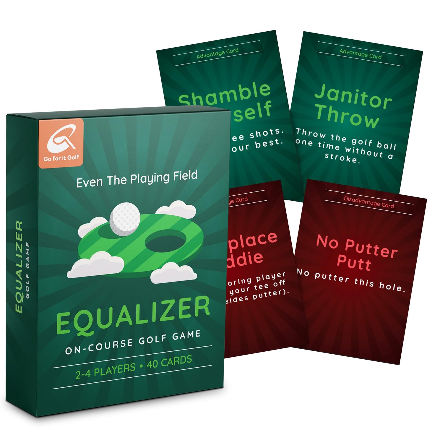 Go For It Golf Equalizer – On-Course Card Game for All Skill Levels