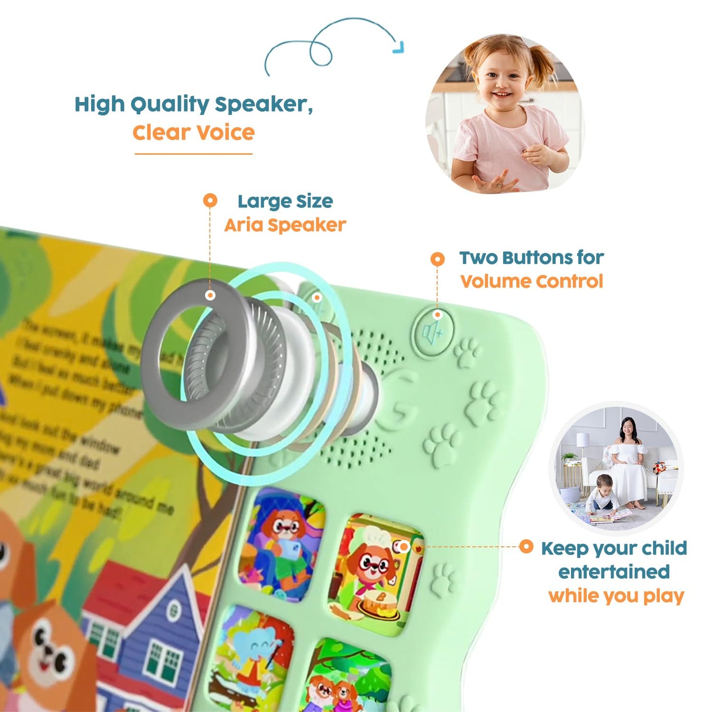GO GO Creative Activity Nursery Rhymes: Interactive Music Book for Toddlers 1-3