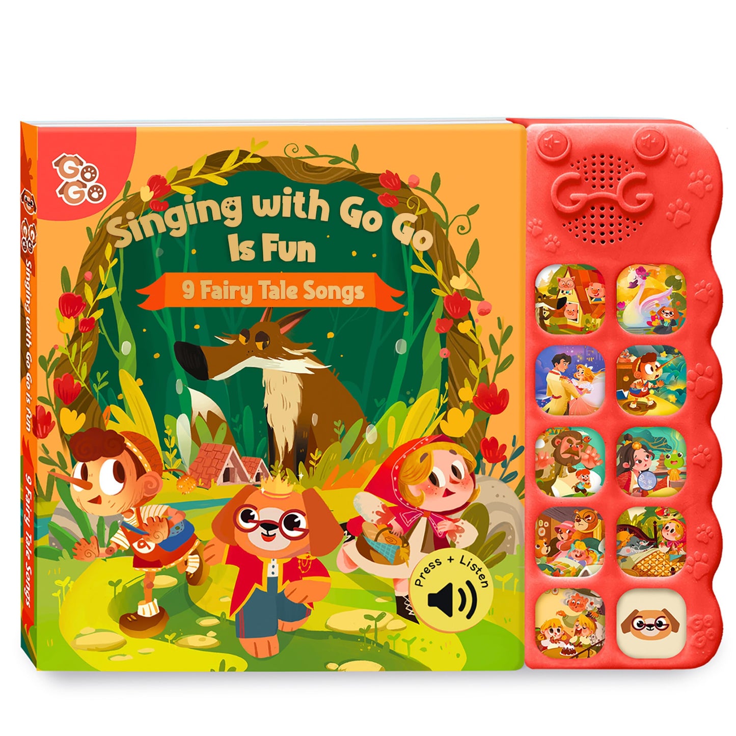 GO GO 9 Fairy Tale Songs – Interactive Musical Storybook for Toddlers 1-3