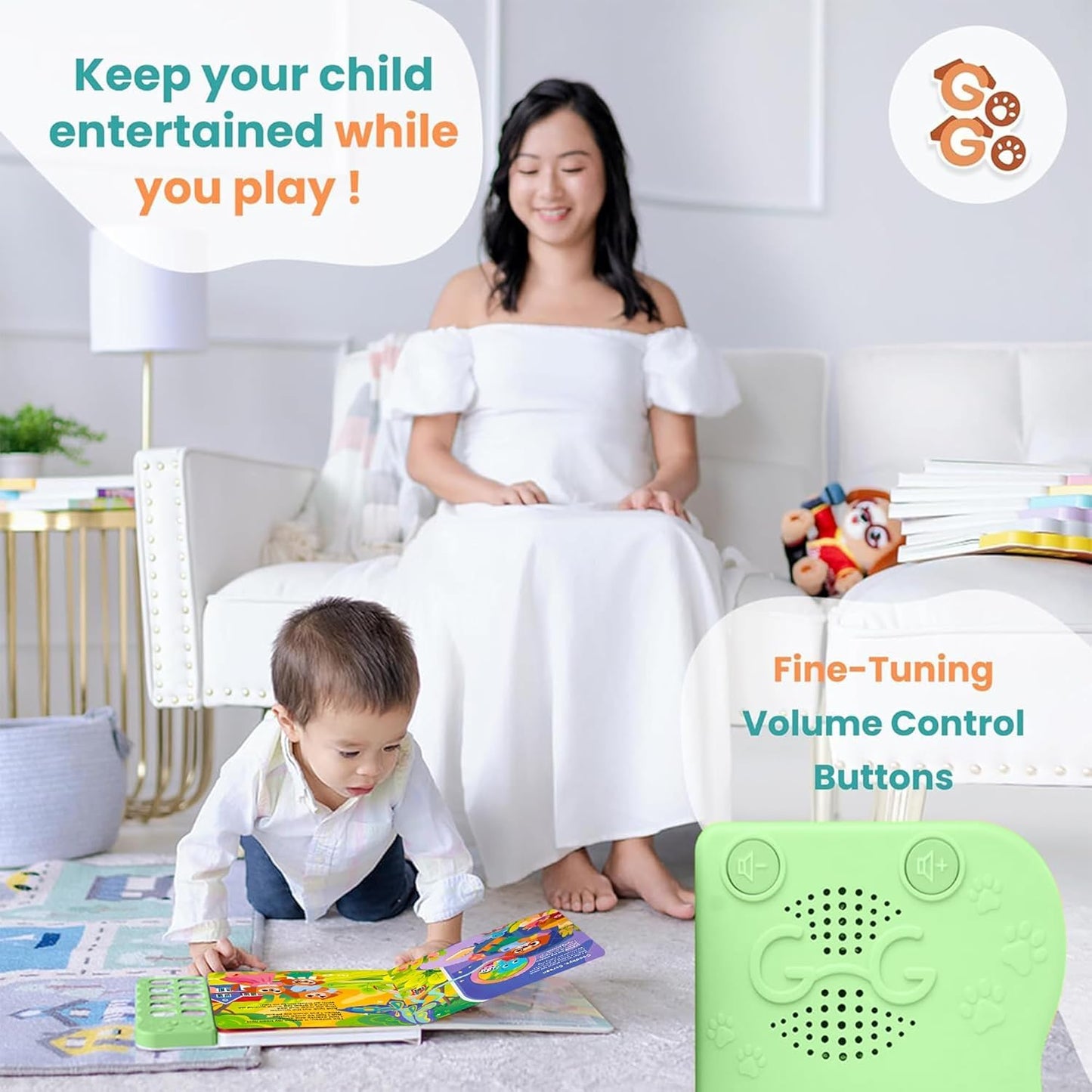 GO GO Creative Activity Nursery Rhymes: Interactive Music Book for Toddlers 1-3