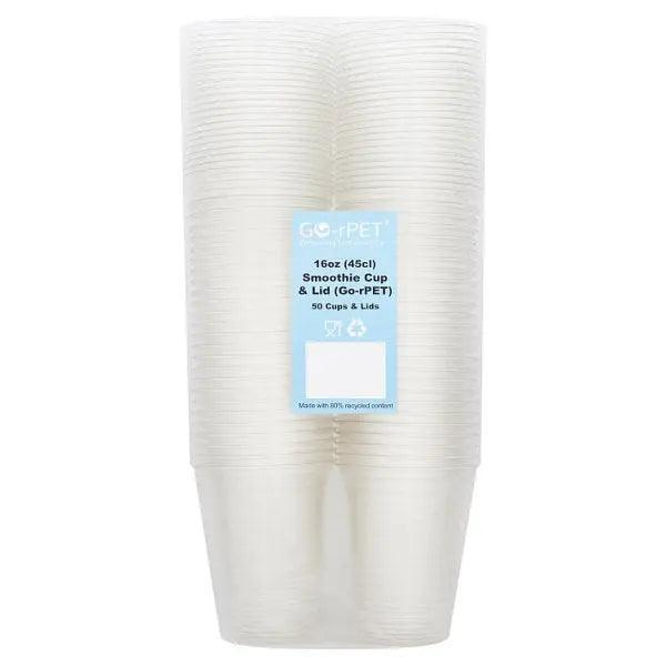 Go-rPET 500 Clear Smoothie Cup & Lid (Case of 10)