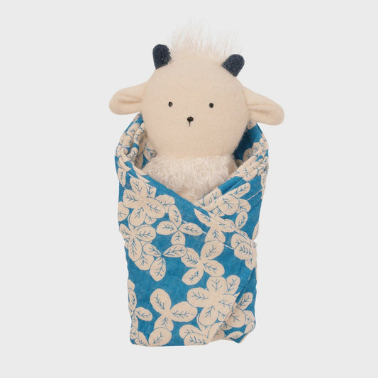 Goat Baby Rattle and Baby Cloth