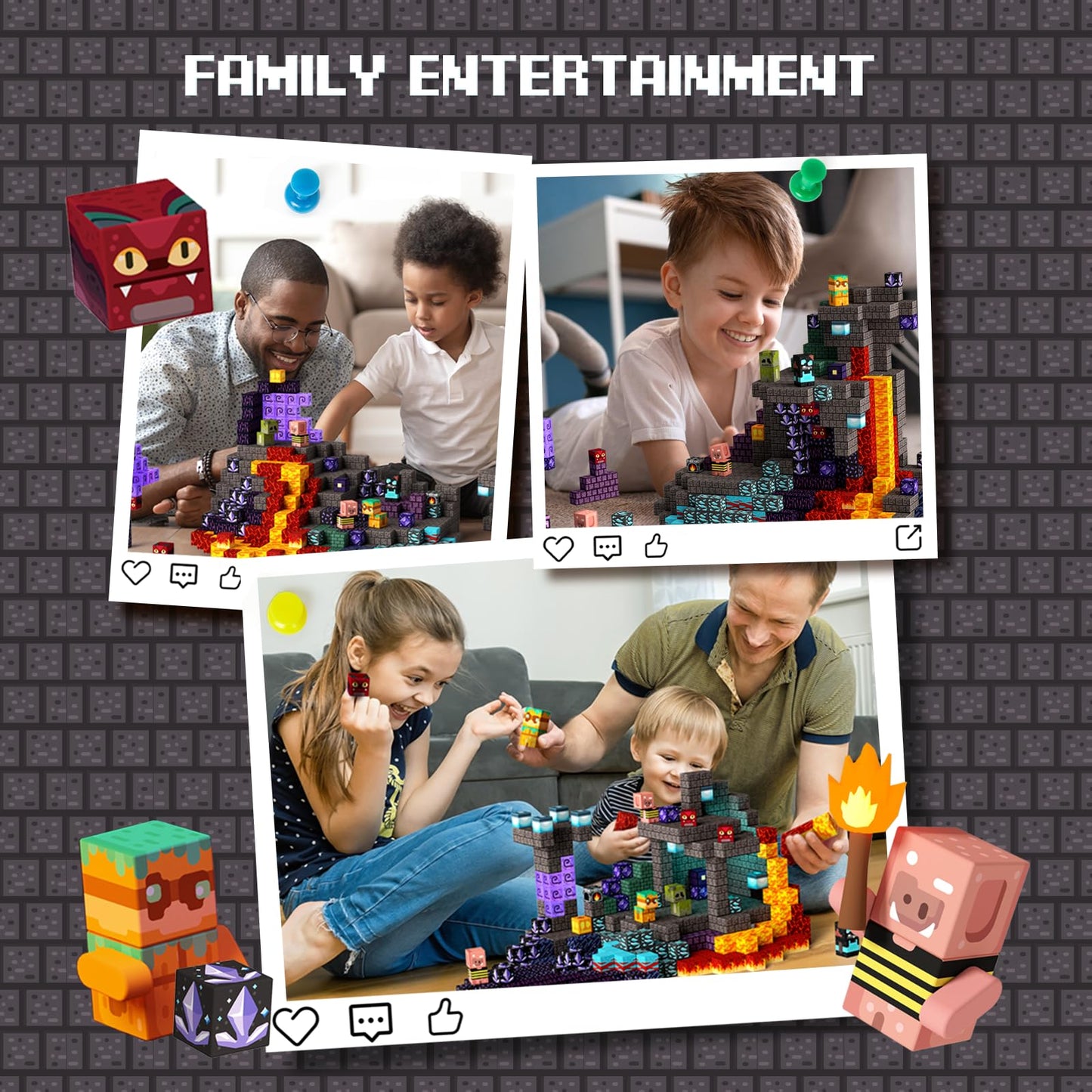 GobiDex Magnetic Blocks – Build Magwonder Cave World with STEM Construction Toys