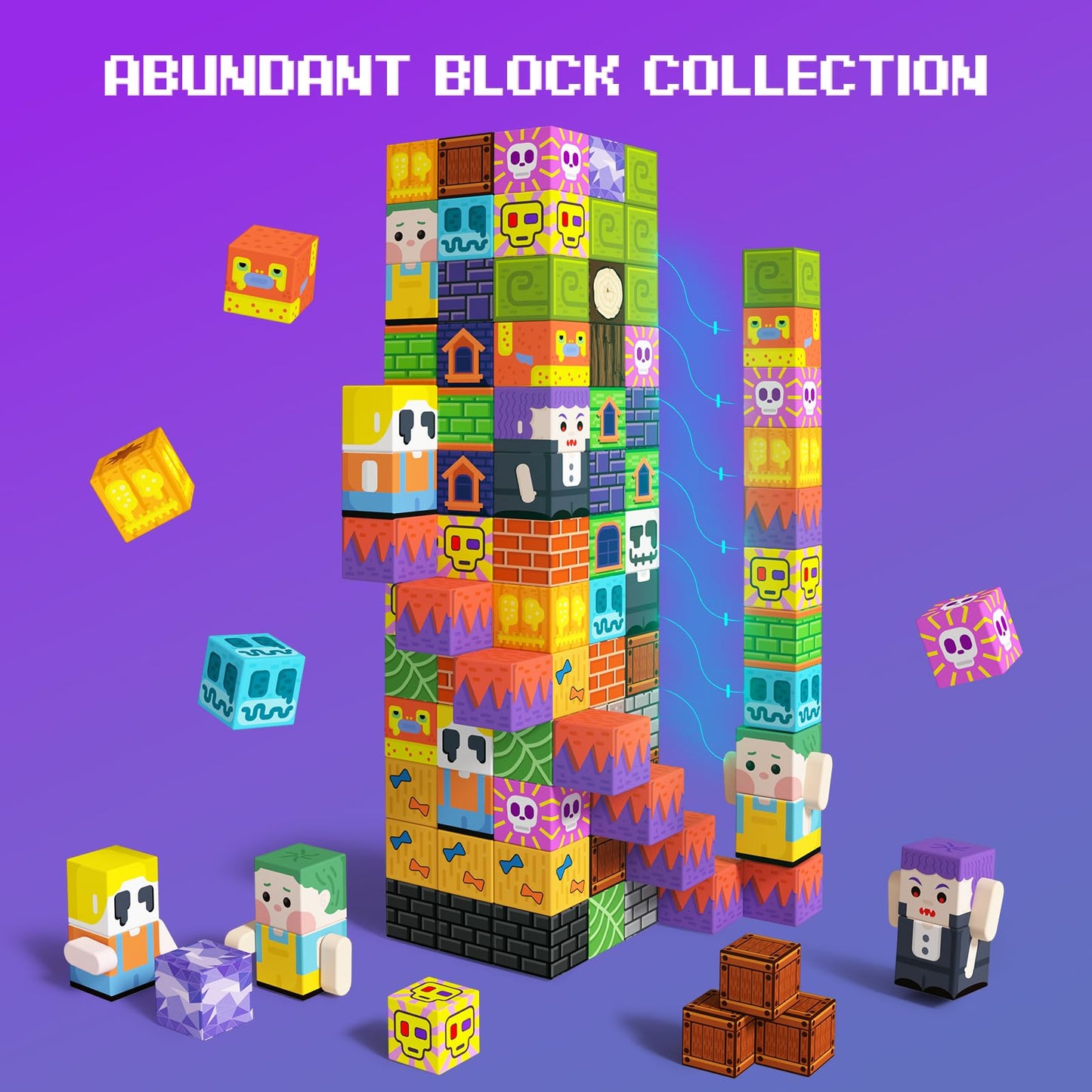 GobiDex Magnetic Blocks 100PCS – STEM Building Set for Kids 3+