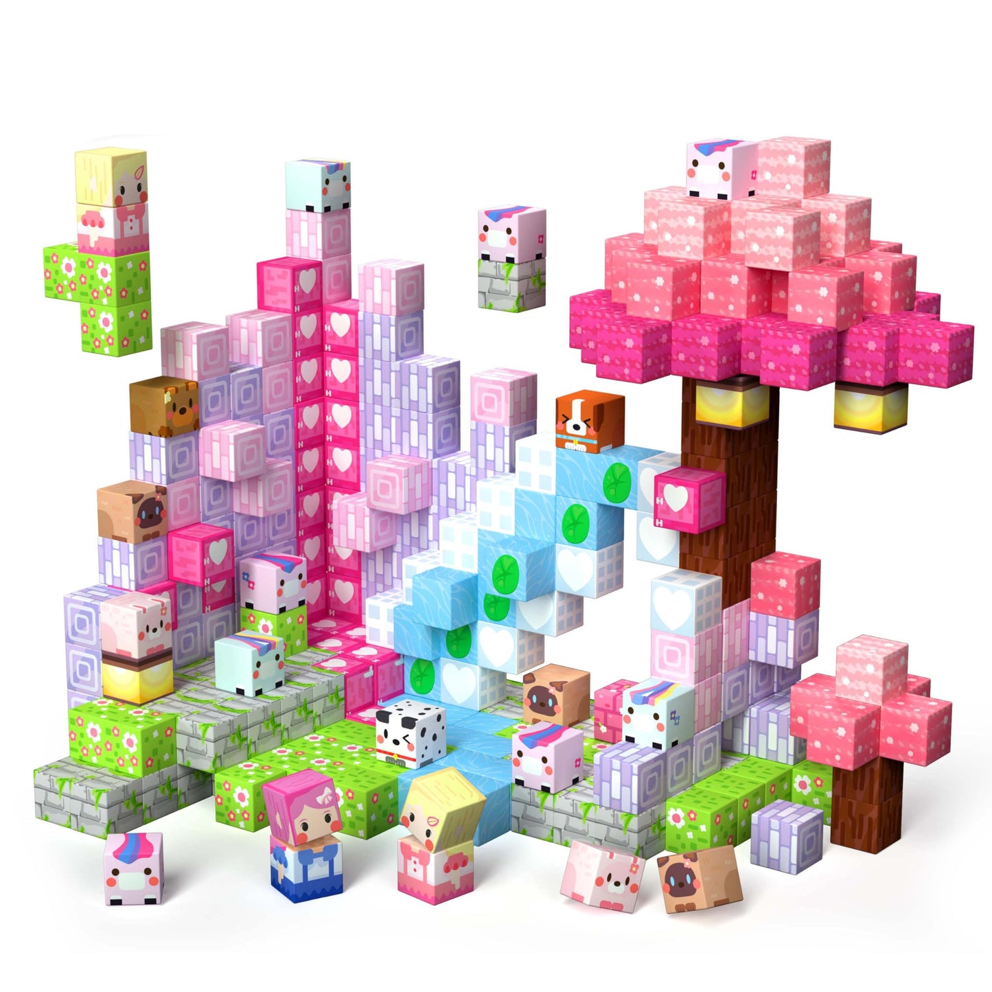 GobiDex 100PCS Magnetic Blocks for Kids 3+ | STEM Building Toys & Princess Magnet Set