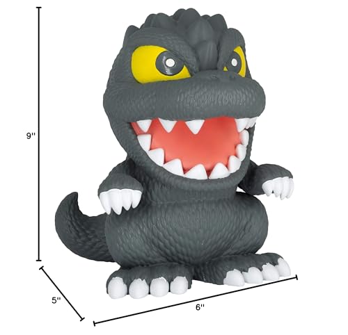 Godzilla Figural PVC Bank – 8.5-Inch Collectible Coin Bank