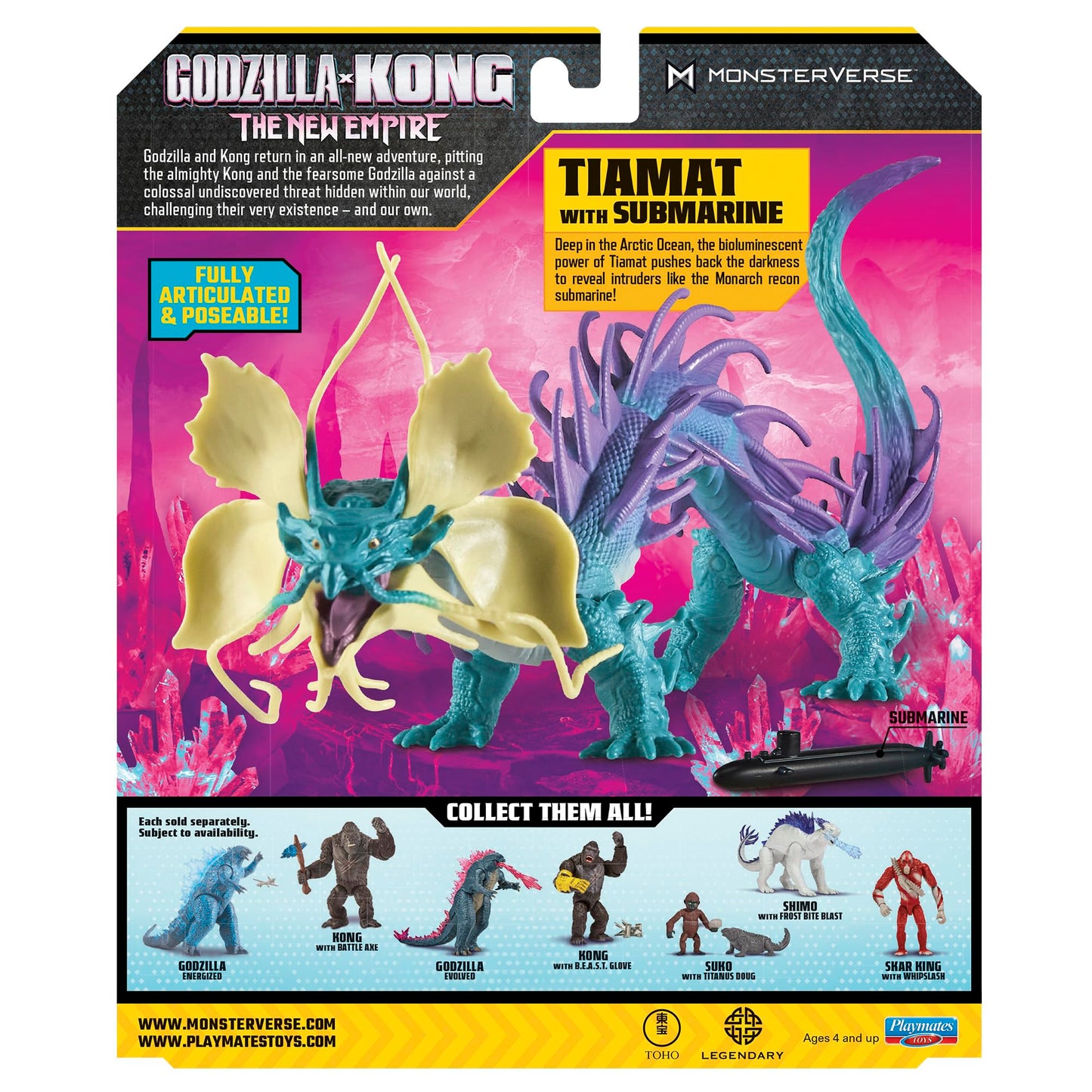 Godzilla X Kong MonsterVerse TIAMAT 6-Inch Action Figure – Poseable Collectible