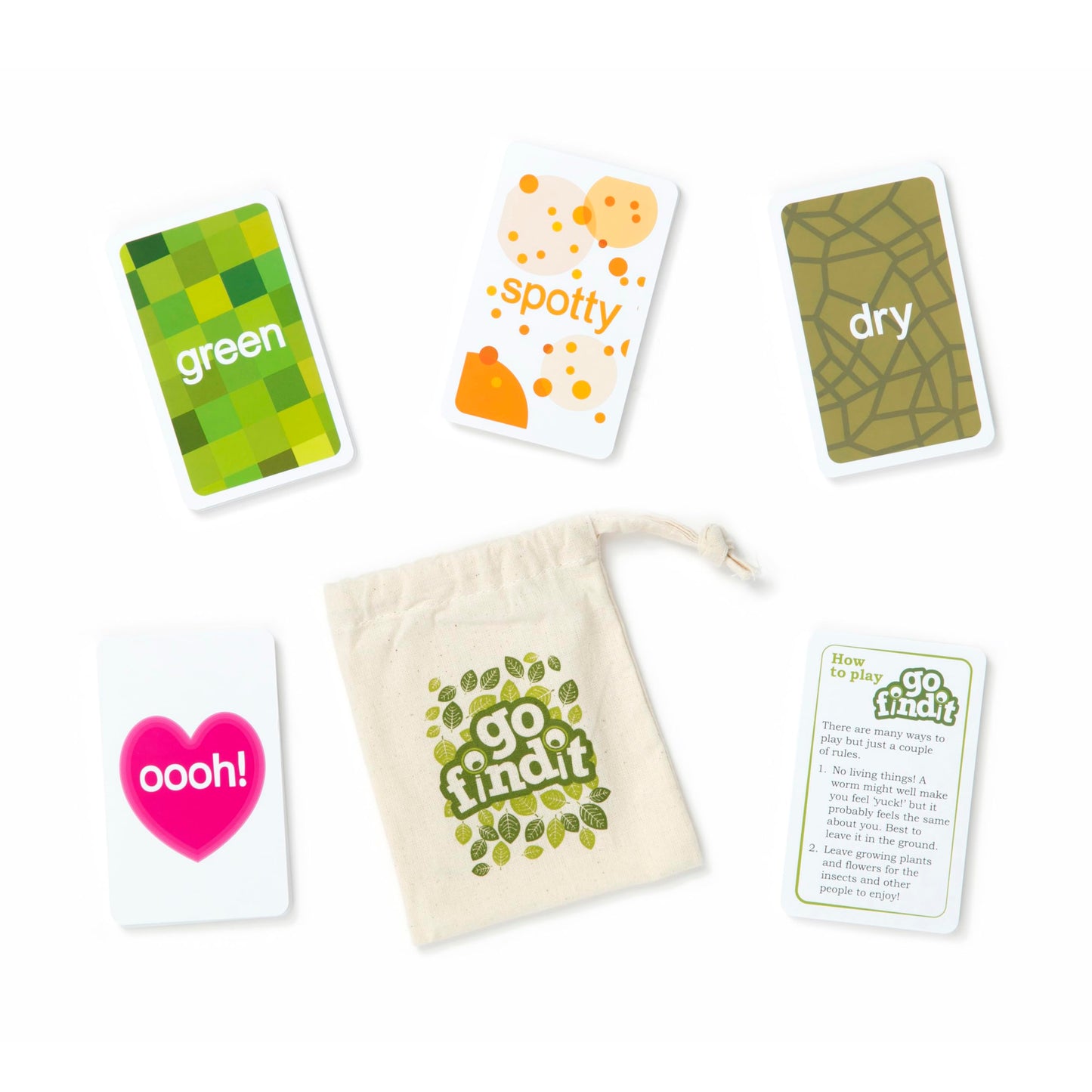 gofindit Scavenger Hunt Card Game – Outdoor Family Fun for Kids 3-6+ | Beach, Camp, Travel
