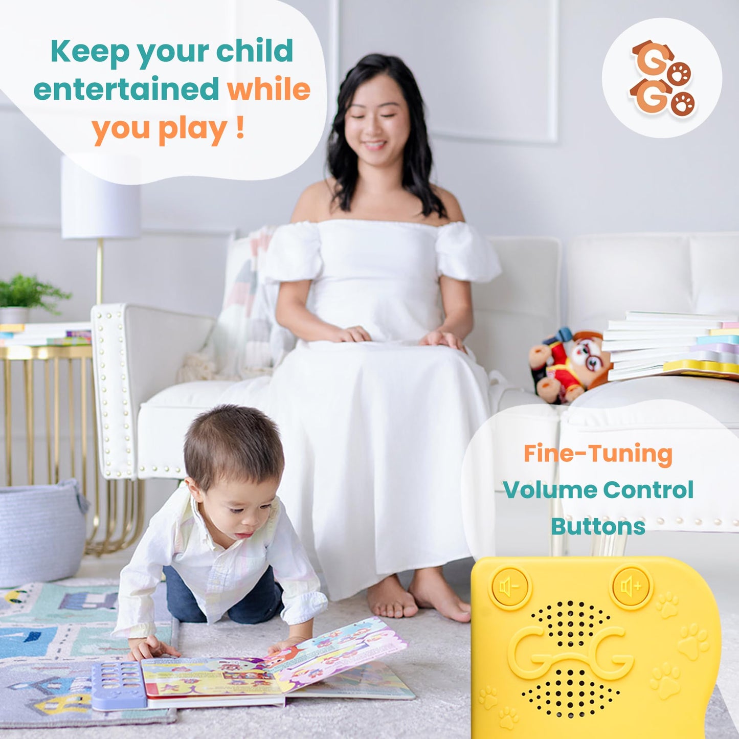 GO GO Learning Chinese is Fun Vol. 1 — Bilingual Chinese-English Kids Book with 8 Songs