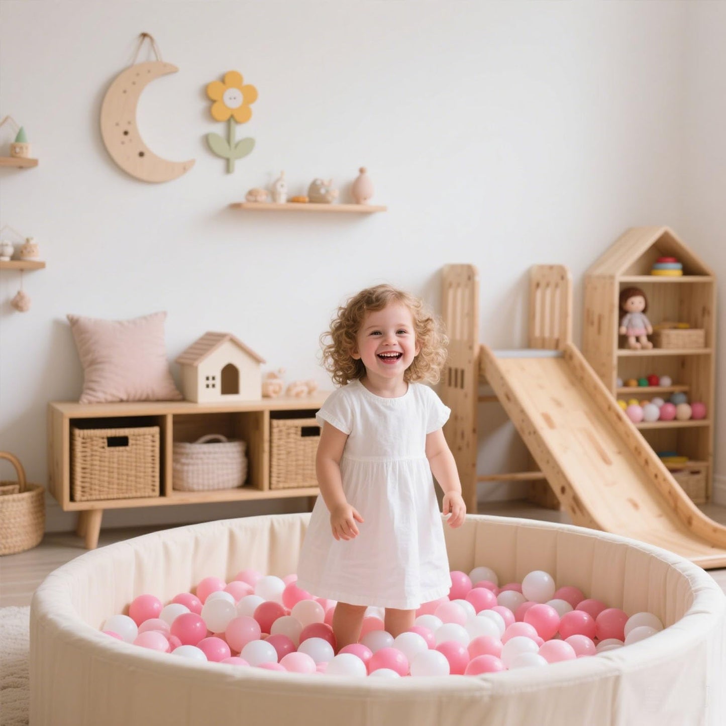 GOGOSO Ball Pit Balls 100 PCS – Safe, Durable Plastic Balls for Toddler Play & Party Decor