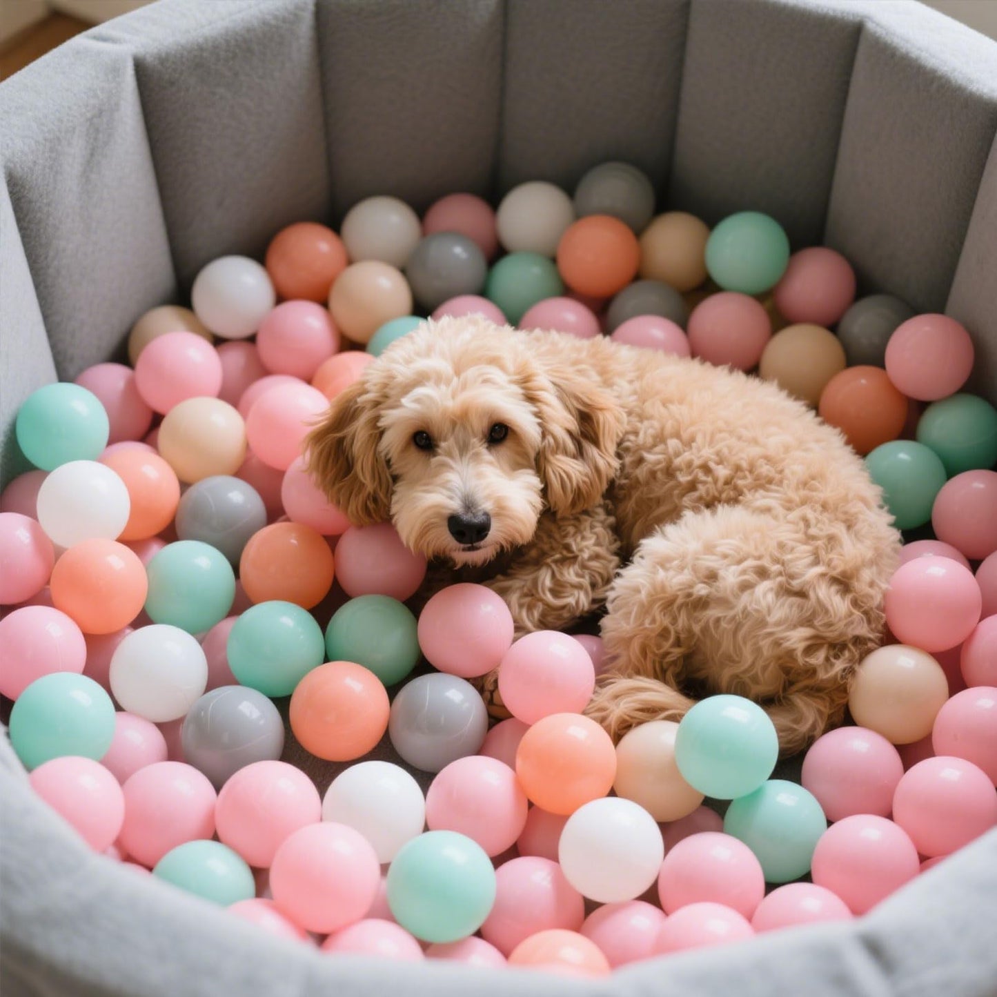 GOGOSO Ball Pit Balls – Safe Plastic Balls for Toddlers, 6 Colors, 200 Balls