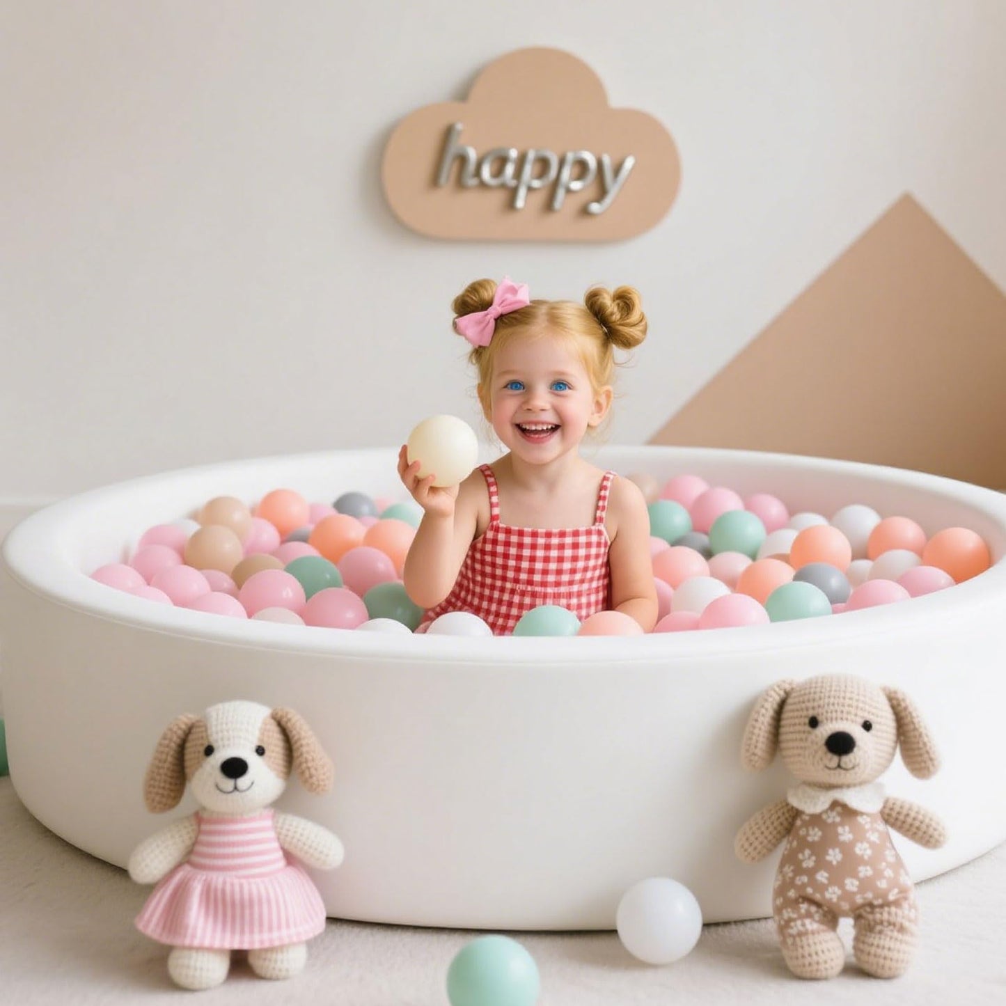 GOGOSO Ball Pit Balls – Safe Plastic Balls for Toddlers, 6 Colors, 200 Balls