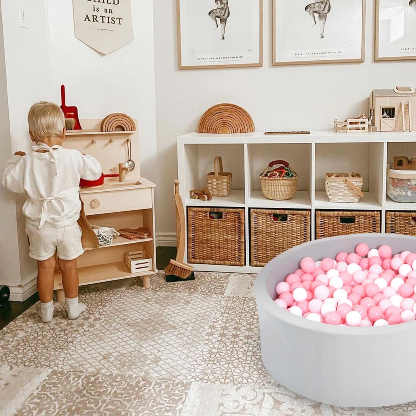 GOGOSO Ball Pit Balls – 100 Pastel BPA-Free 2.15in Balls for Toddlers