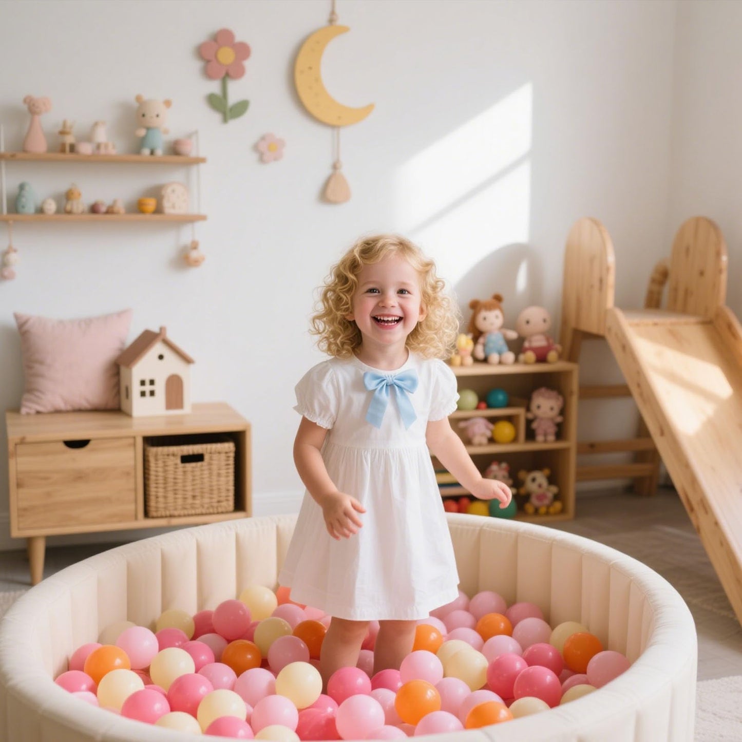 GOGOSO Ball Pit Balls – 100 Soft Pastel Plastic Balls for Toddlers | BPA-Free