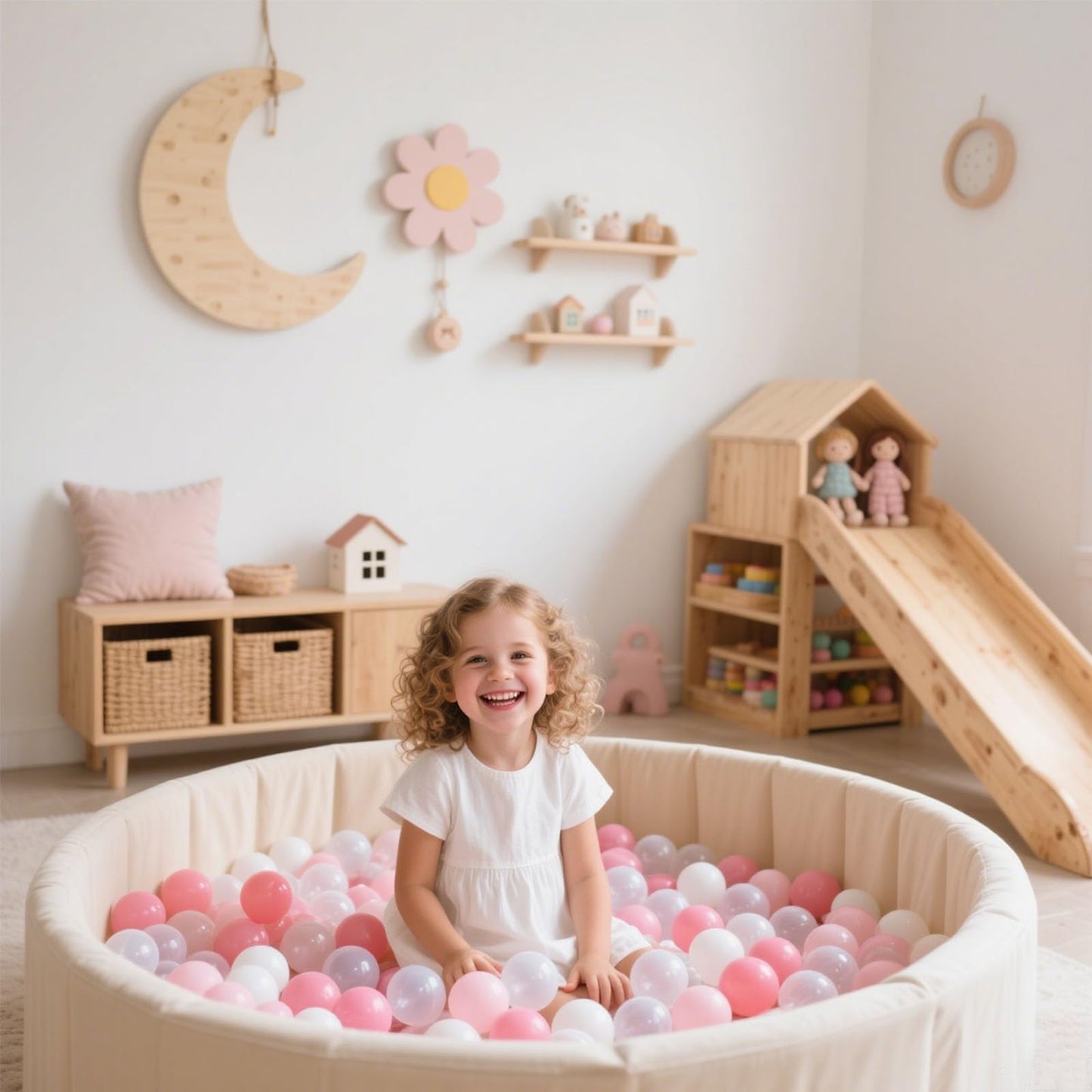 GOGOSO Ball Pit Balls for Toddlers – 100 Pastel Balls, BPA-Free, Non-Toxic