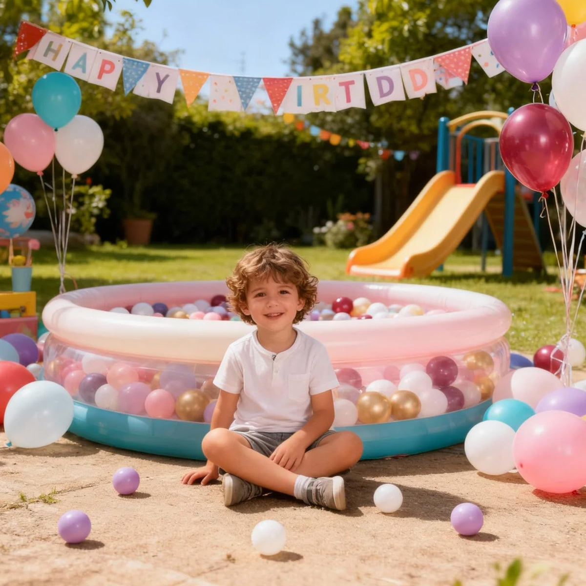 GOGOSO Ball Pit Balls for Toddlers — 100 Soft Pastel Play Balls (Non-Toxic, BPA-Free)