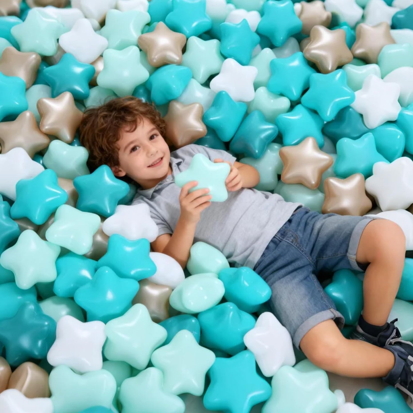GOGOSO Ball Pit Balls for Toddlers – 100 Soft Pastel Play Balls, BPA-Free