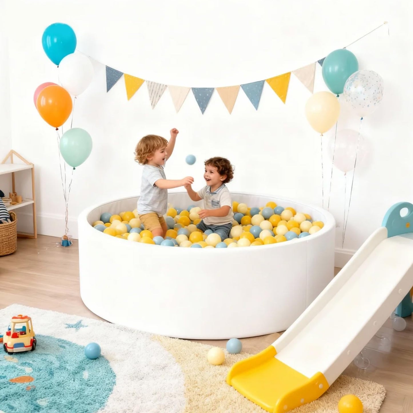 GOGOSO Ball Pit Balls – 100 Soft Pastel Play Balls, BPA-Free, Non-Toxic