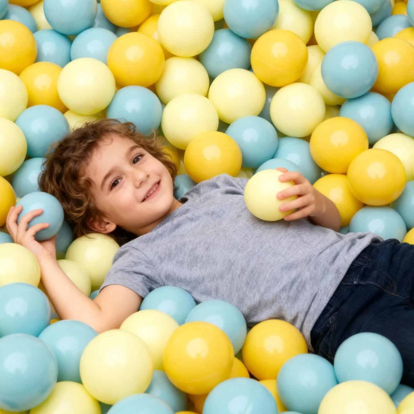 GOGOSO Ball Pit Balls – 100 Soft Pastel Play Balls, BPA-Free, Non-Toxic