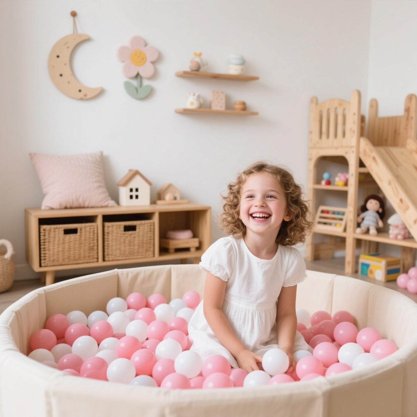 GOGOSO Ball Pit Balls – 100 Pastel BPA-Free 2.15in Balls for Toddlers