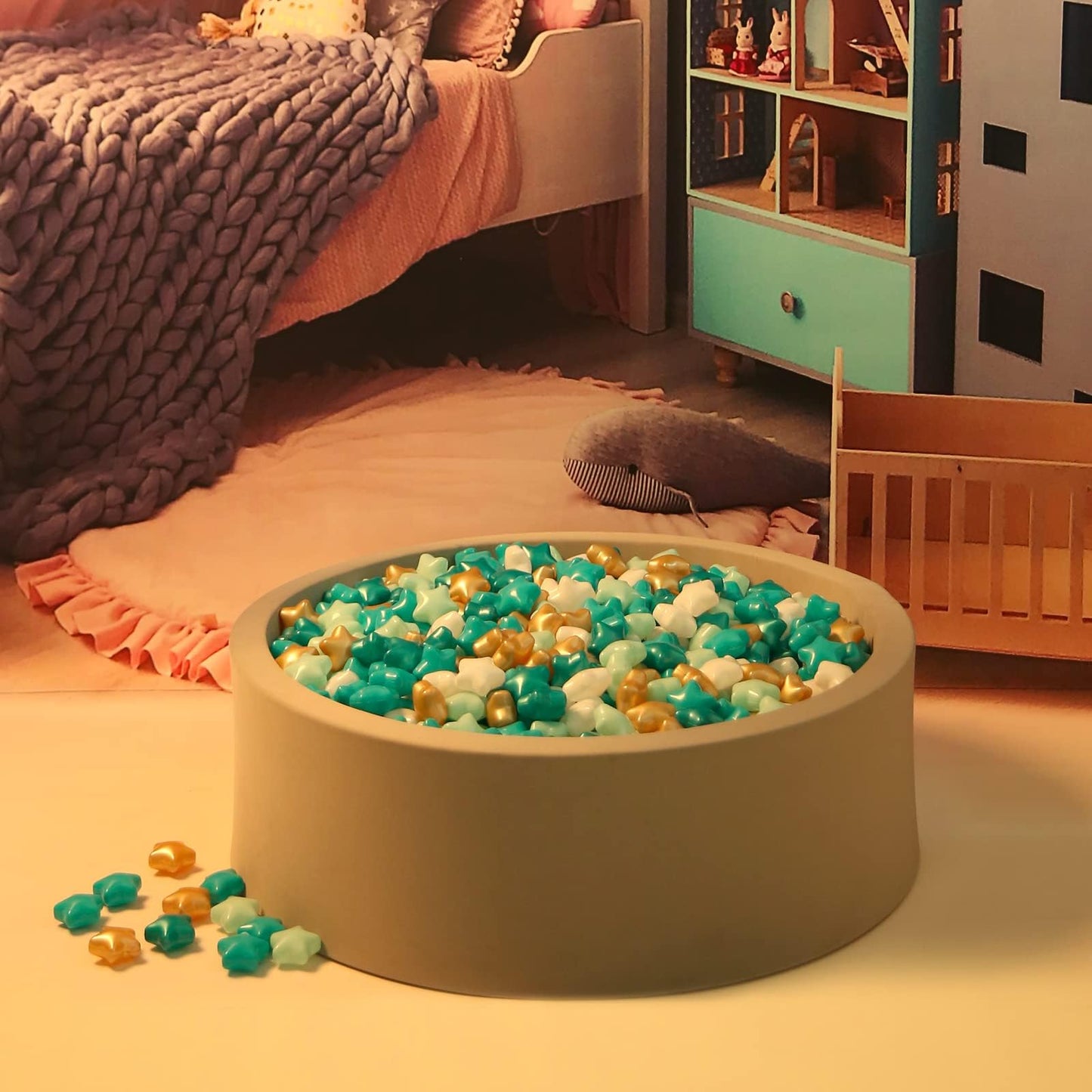 GOGOSO Ball Pit Balls for Toddlers – 100 Soft Pastel Play Balls, BPA-Free