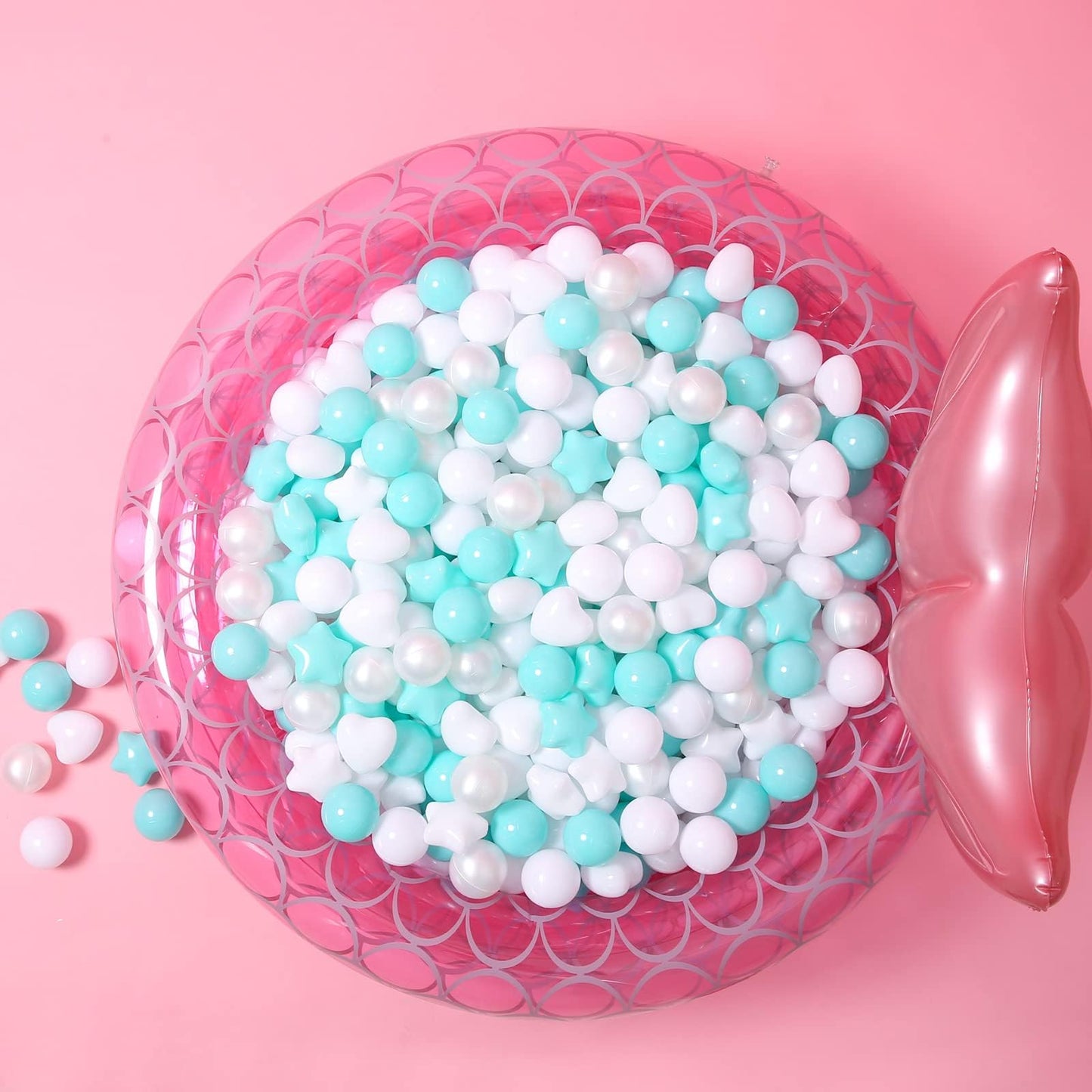 GOGOSO Ball Pit Balls Shapes — 100 Pieces, Crush-Proof, Safe Non-Toxic BPA & Phthalate Free